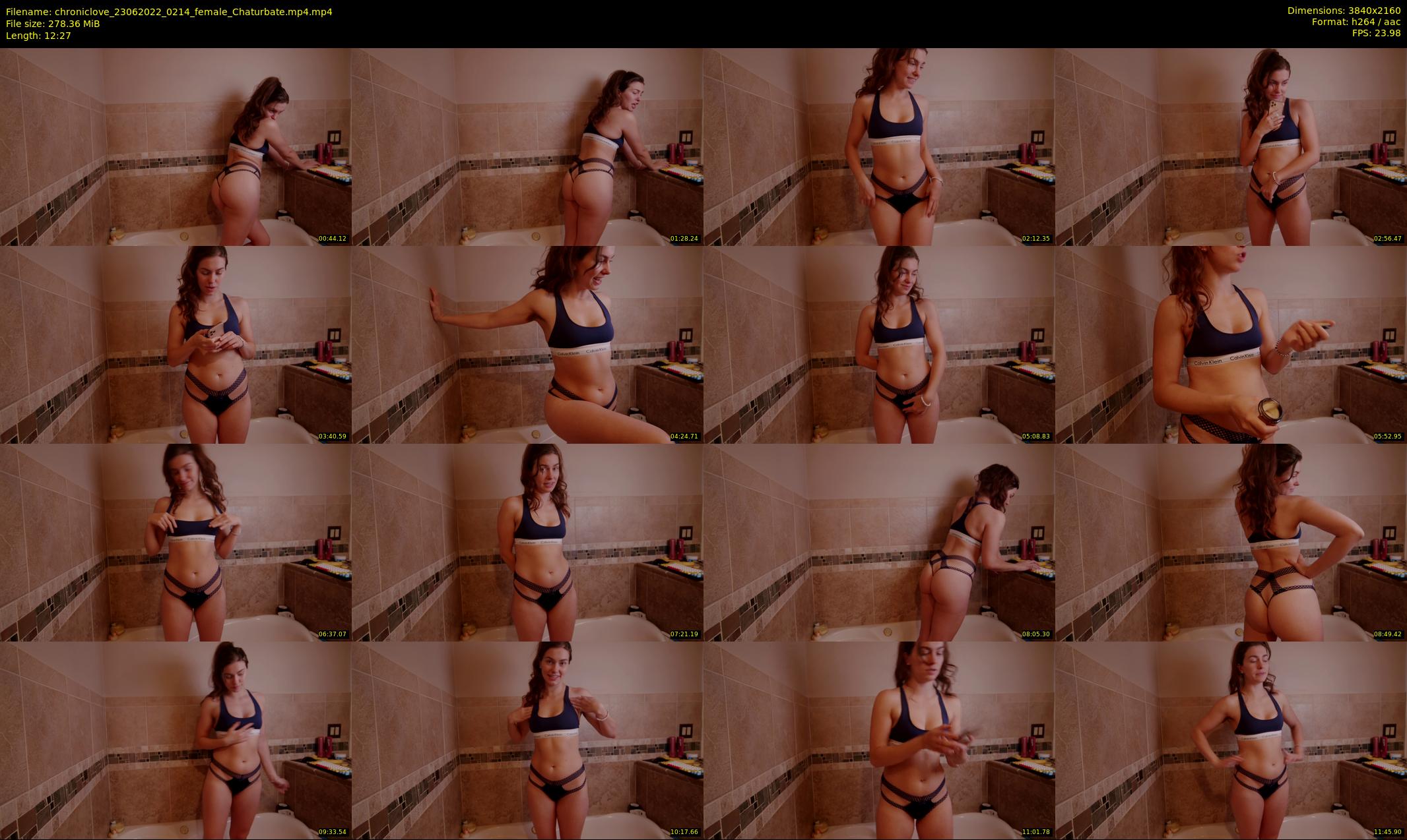 chroniclove — 13 minute Chaturbate female cam show recording, 4K, Jun 23, 2022