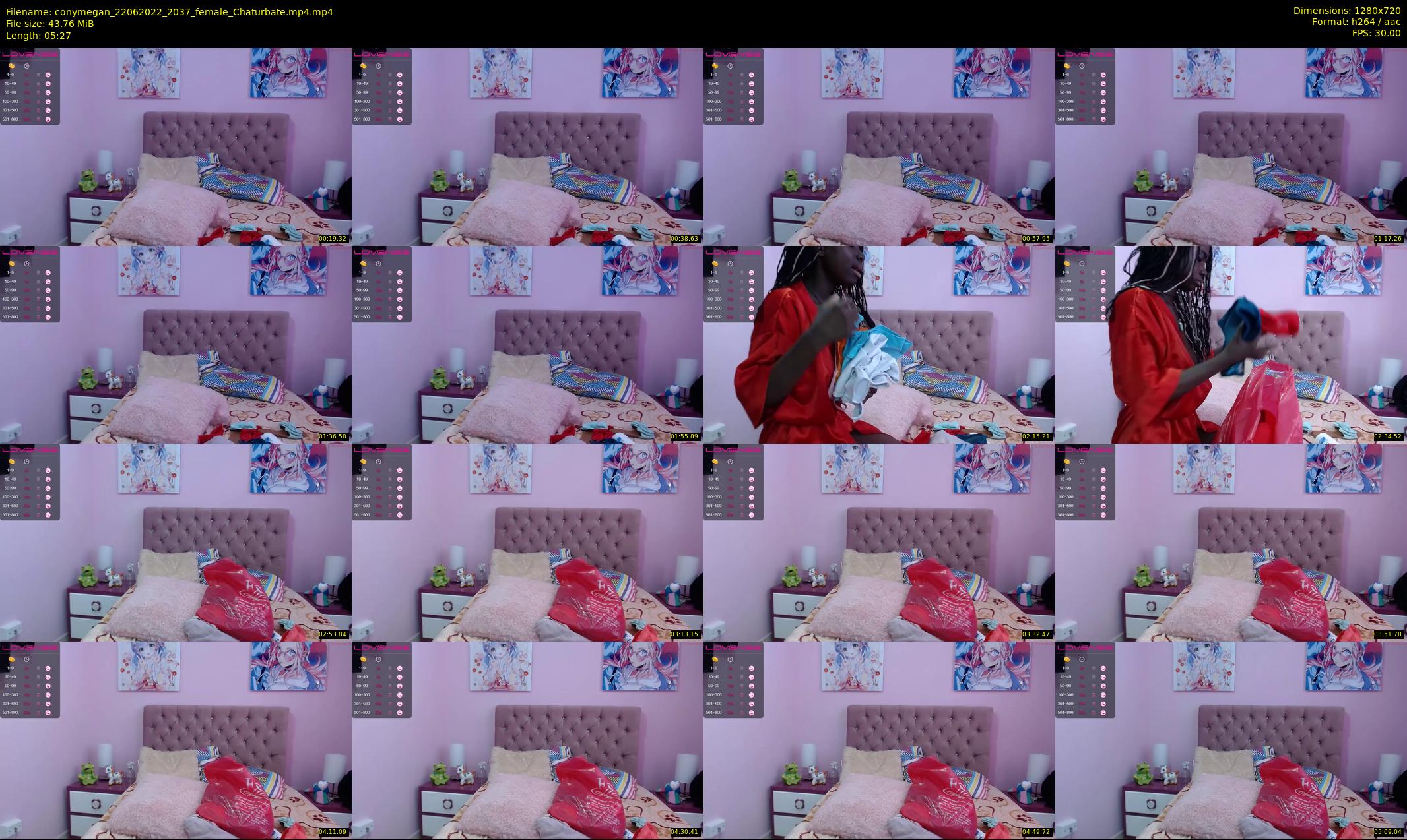 conymegan — 6 minute Chaturbate female cam show recording, 720p, Jun 22, 2022