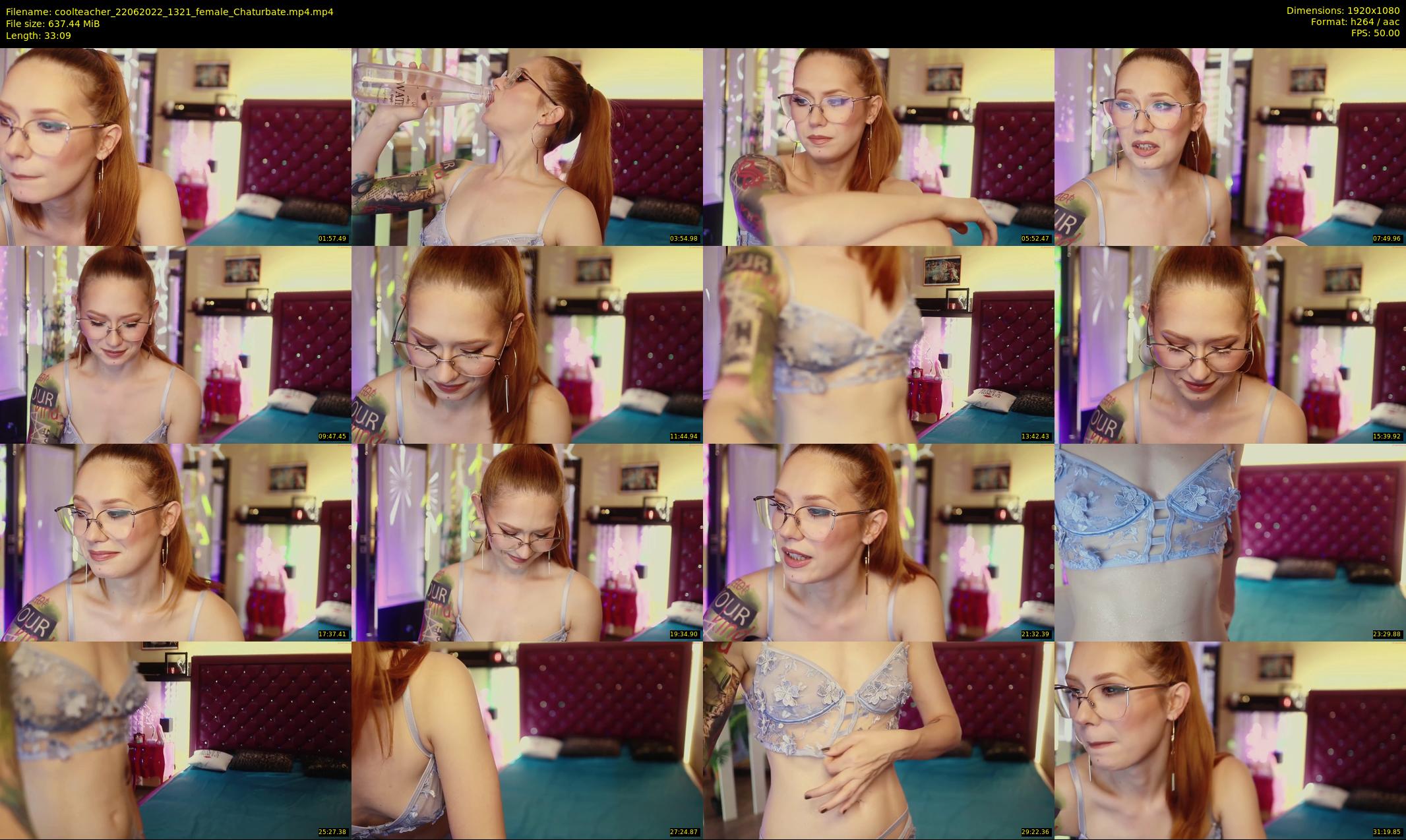 coolteacher — 34 minute Chaturbate female cam show recording, 1080p, Jun 22, 2022