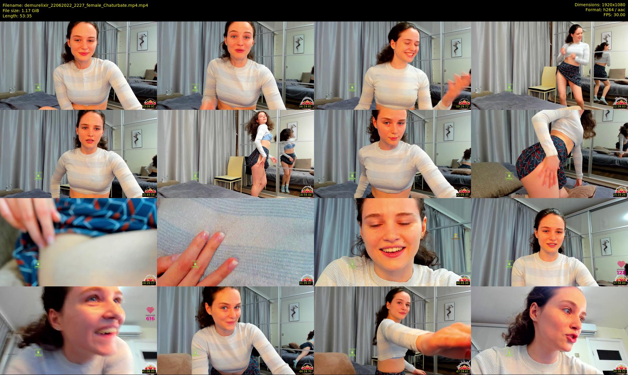 demurelixir — 54 minute Chaturbate female cam show recording, 1080p, Jun 22, 2022