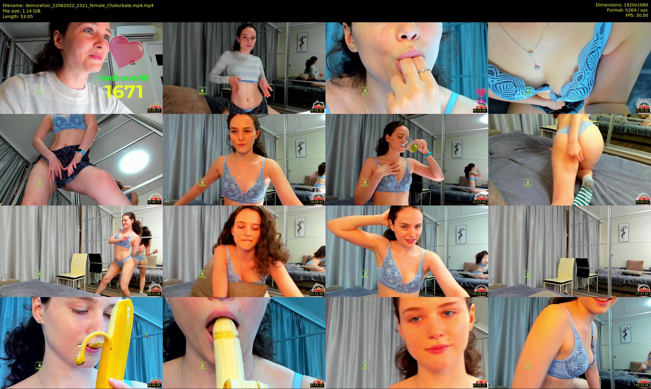 demurelixir — 54 minute Chaturbate female cam show recording, 1080p, Jun 22, 2022