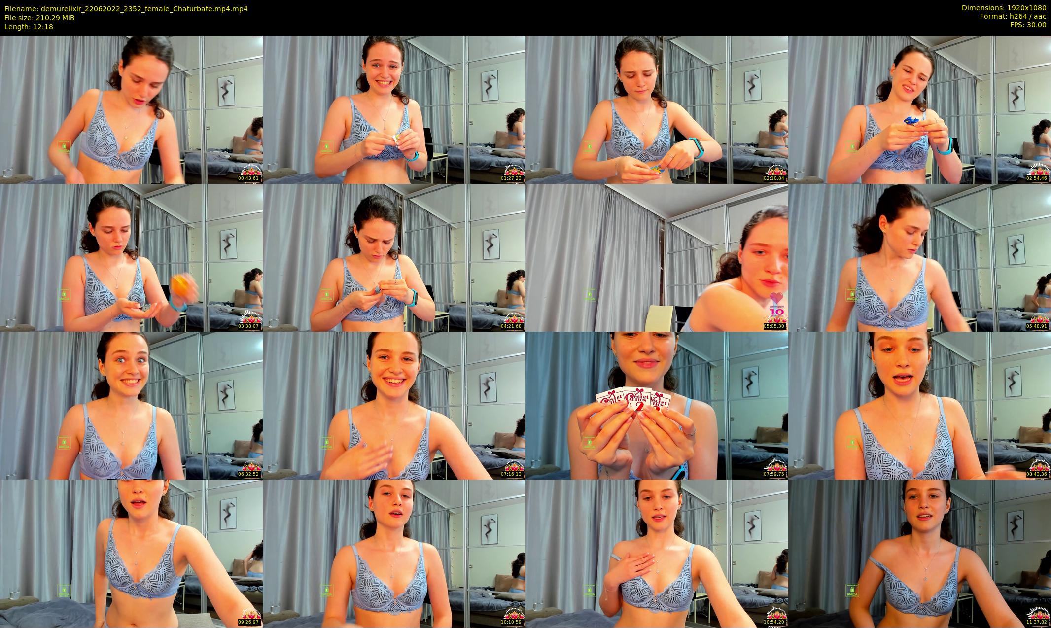 demurelixir — 13 minute Chaturbate female cam show recording, 1080p, Jun 22, 2022