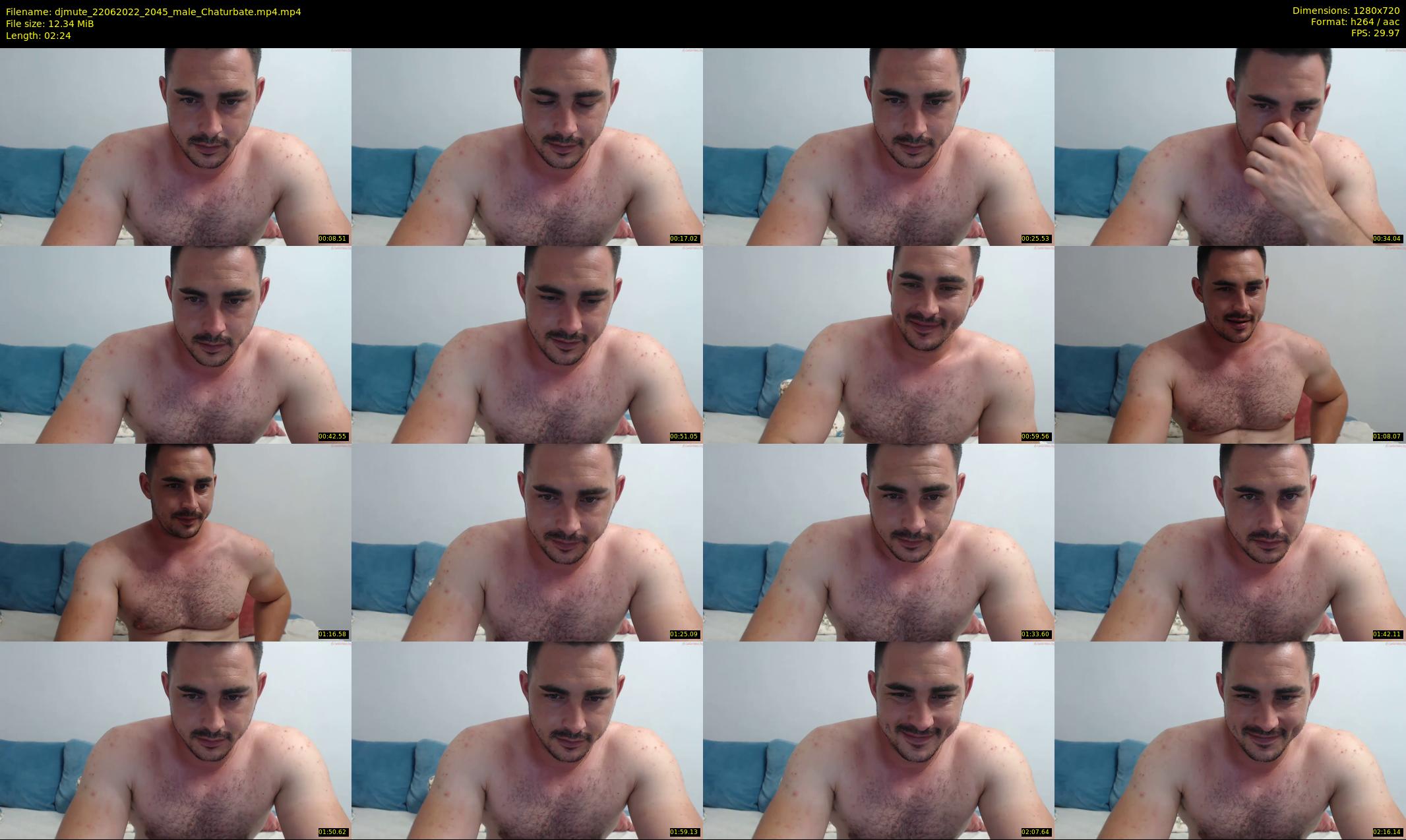 djmute — 3 minute Chaturbate male cam show recording, 720p, Jun 22, 2022