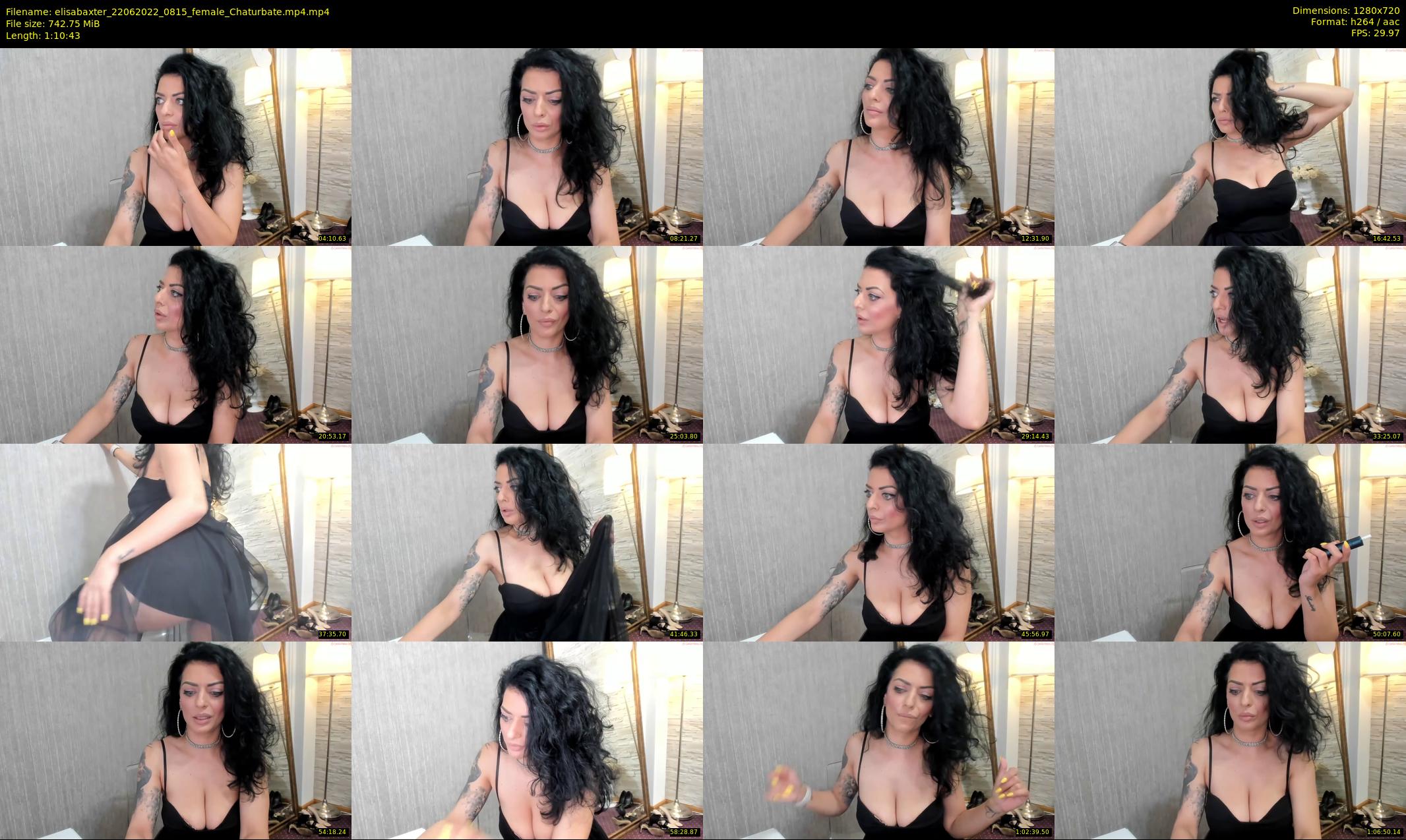 elisabaxter — 71 minute Chaturbate female cam show recording, 720p, Jun 22, 2022