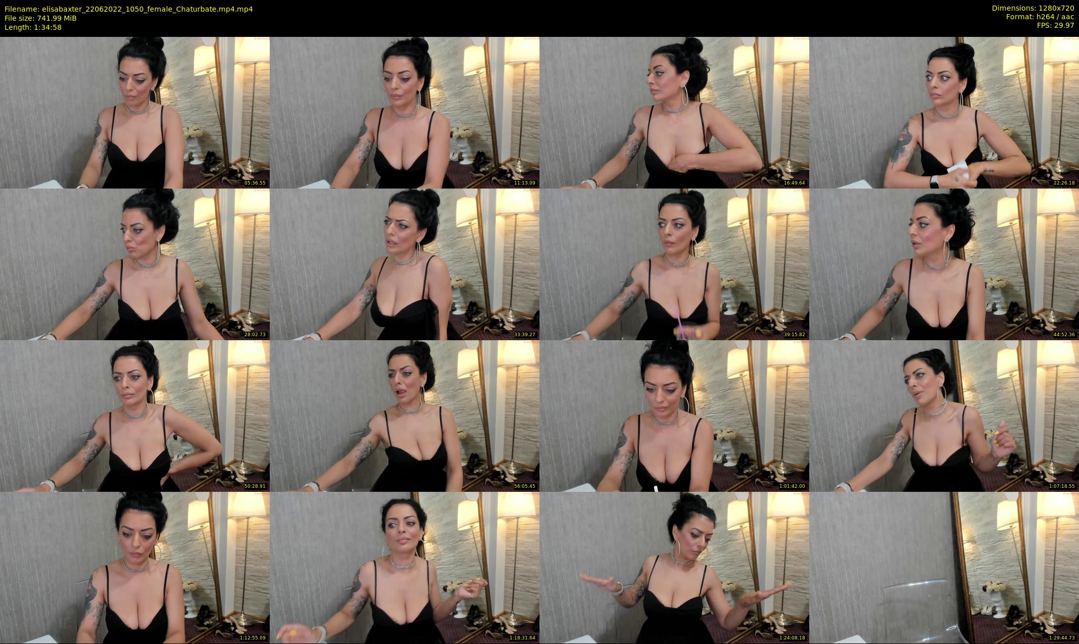 elisabaxter — 95 minute Chaturbate female cam show recording, 720p, Jun 22, 2022
