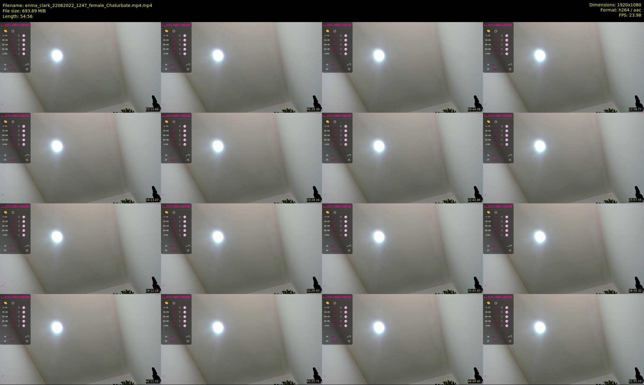 enma_clark — 55 minute Chaturbate female cam show recording, 1080p, Jun 22, 2022