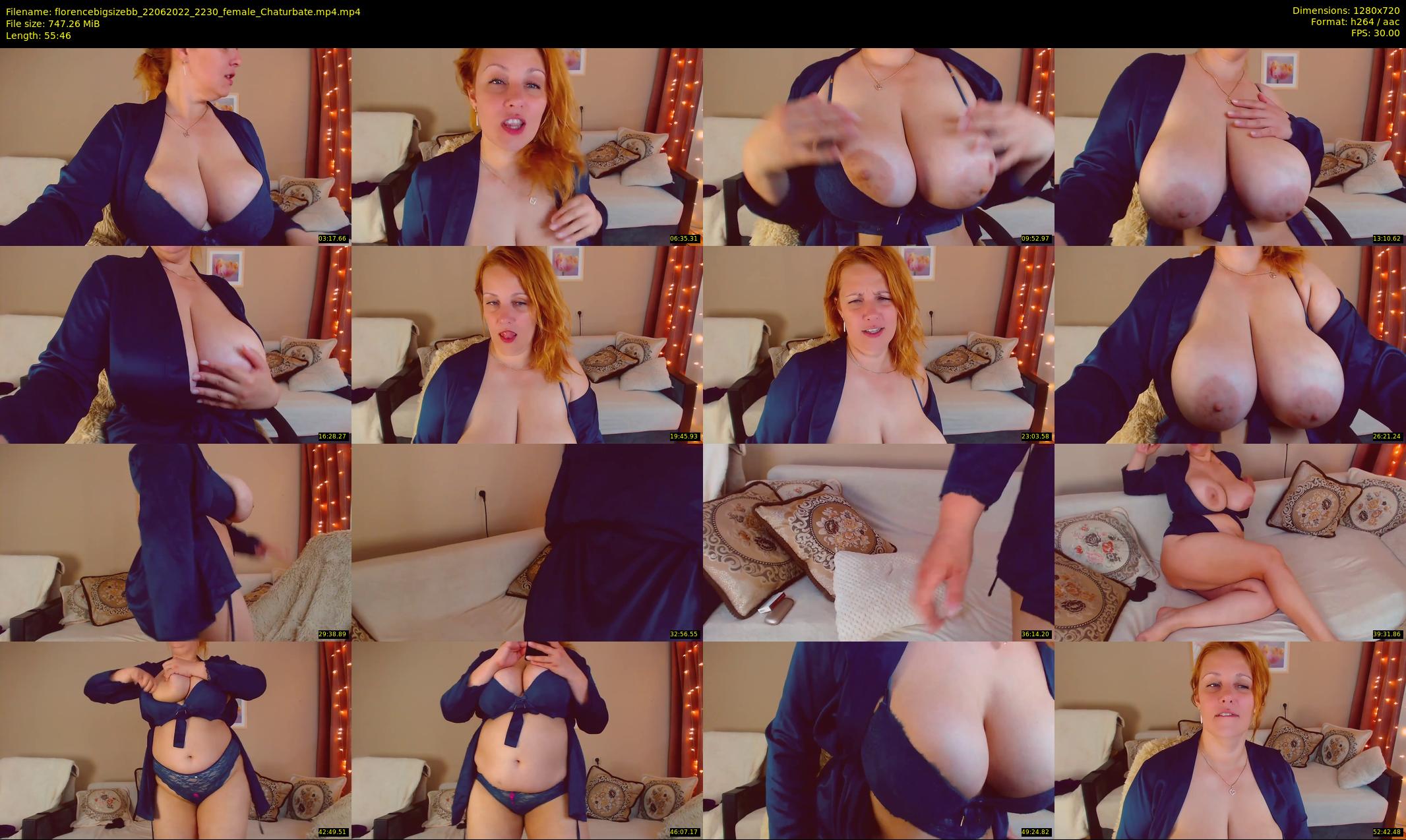 florencebigsizebb — 56 minute Chaturbate female cam show recording, 720p, Jun 22, 2022