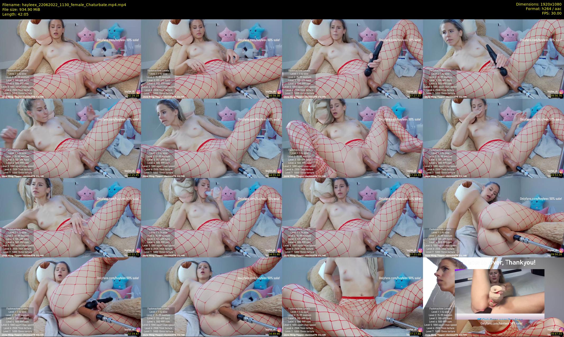 hayleex — 43 minute Chaturbate female cam show recording, 1080p, Jun 22, 2022