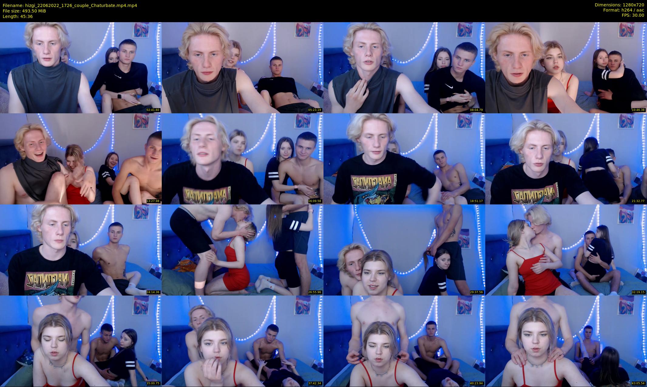 hizgi — 46 minute Chaturbate couple cam show recording, 720p, Jun 22, 2022