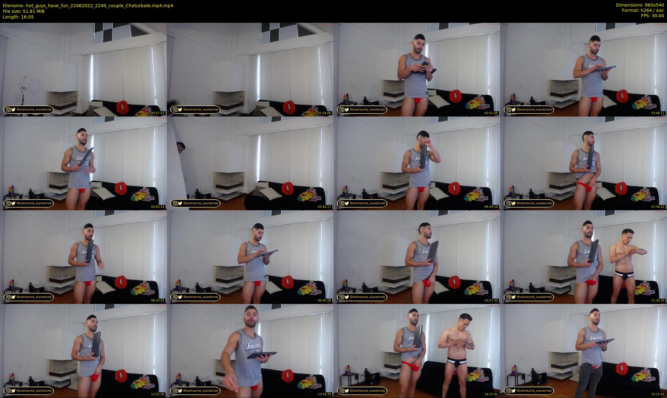 hot_guys_have_fun — 17 minute Chaturbate male cam show recording, 480p, Jun 22, 2022