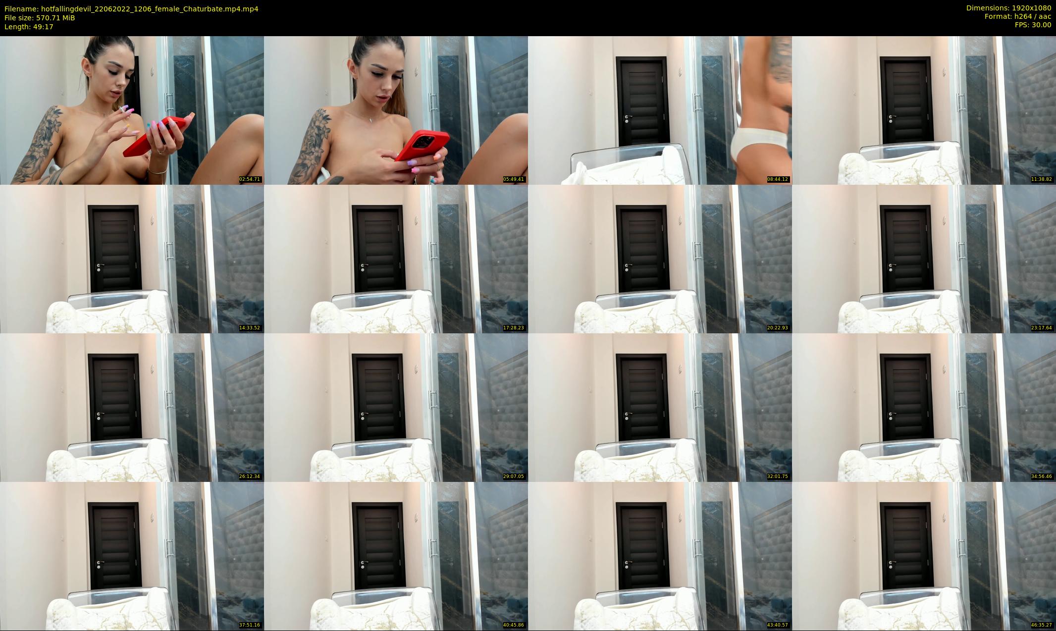hotfallingdevil — 50 minute Chaturbate female cam show recording, 1080p, Jun 22, 2022