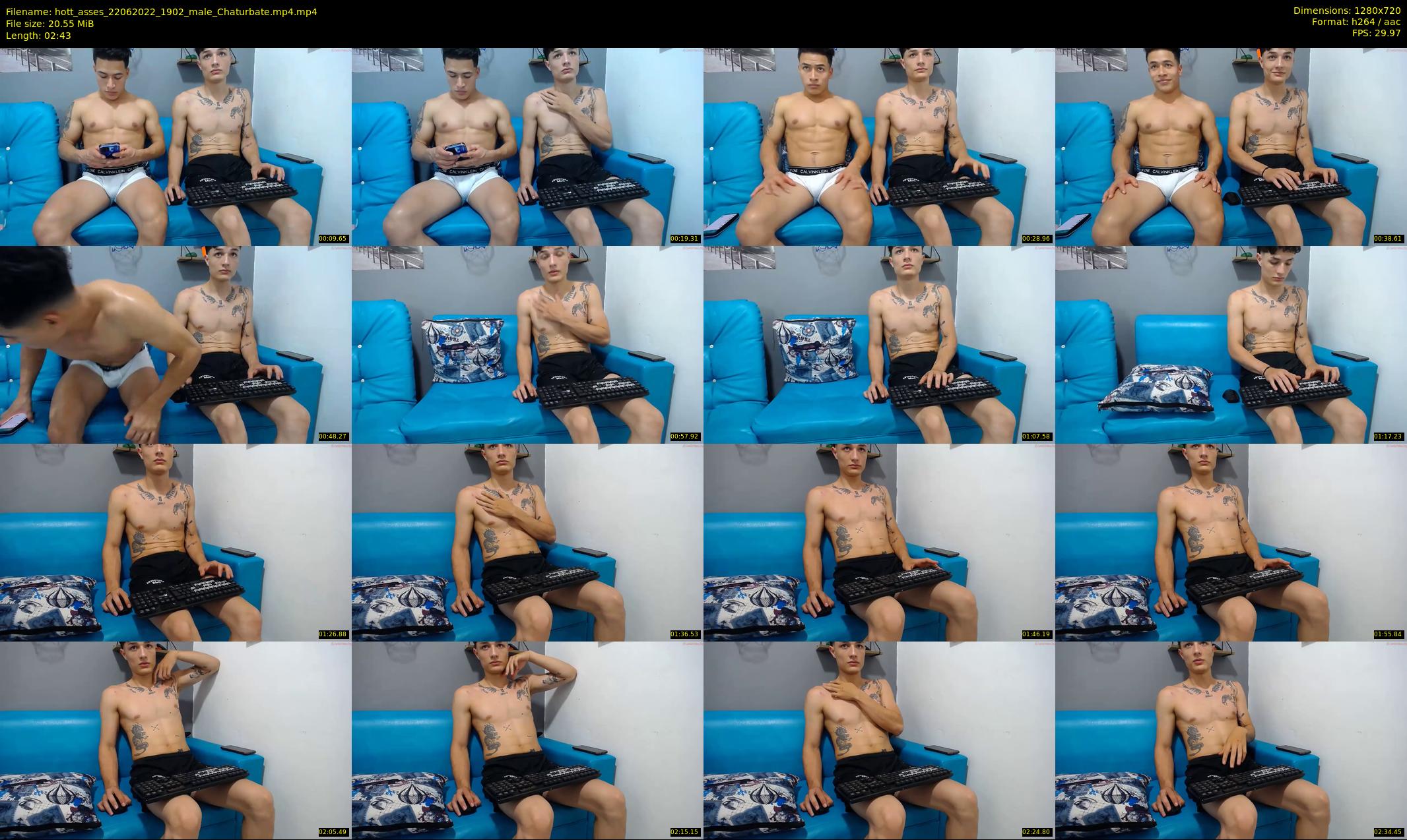 hott_asses — 3 minute Chaturbate male cam show recording, 720p, Jun 22, 2022