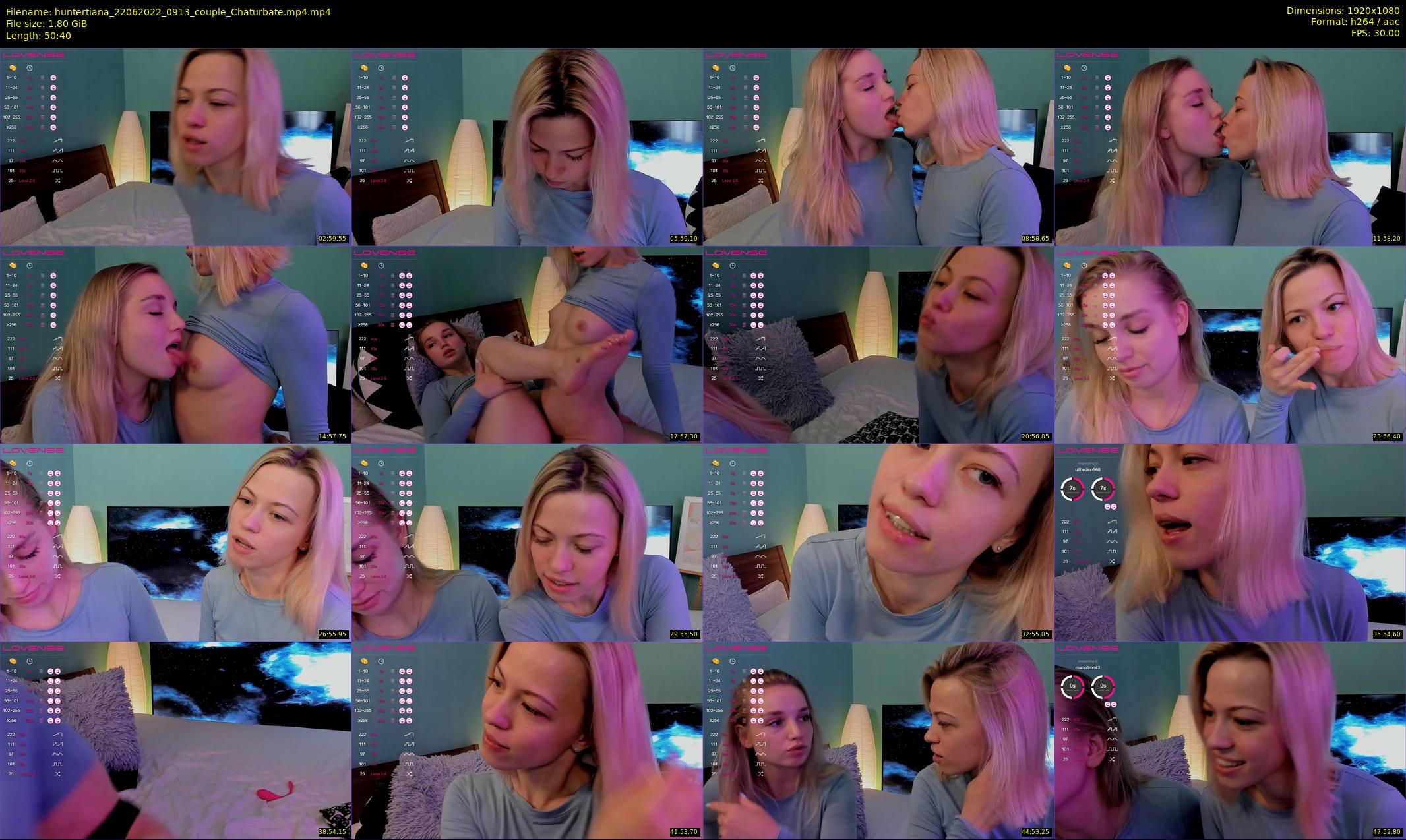 huntertiana — 51 minute Chaturbate female cam show recording, 1080p, Jun 22, 2022