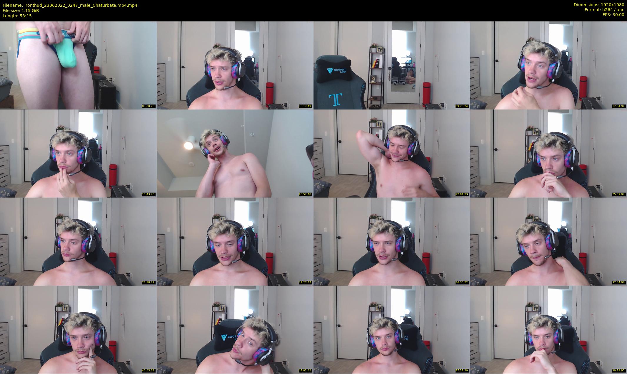 ironthud — 54 minute Chaturbate male cam show recording, 1080p, Jun 23, 2022