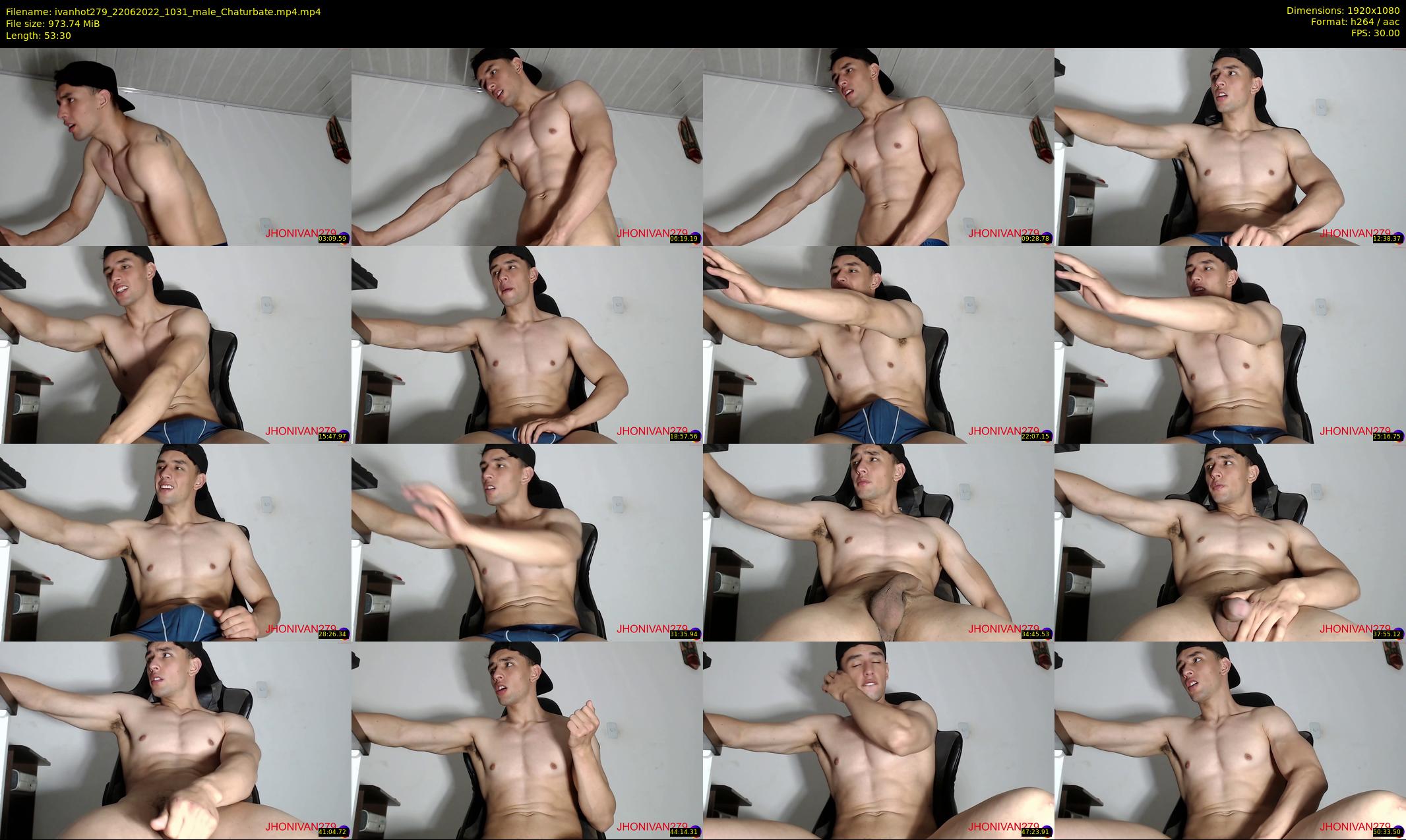 ivanhot279 — 54 minute Chaturbate male cam show recording, 1080p, Jun 22, 2022
