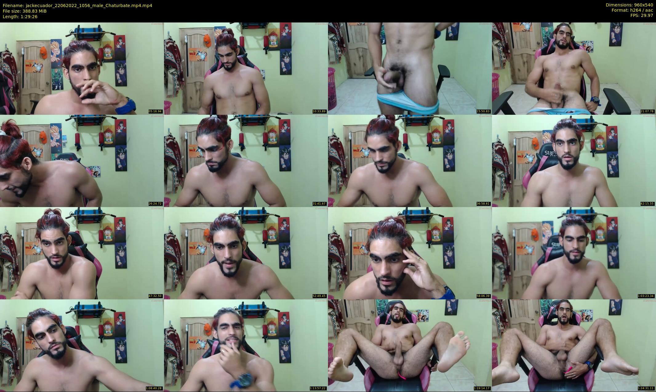 jackecuador — 90 minute Chaturbate male cam show recording, 480p, Jun 22, 2022