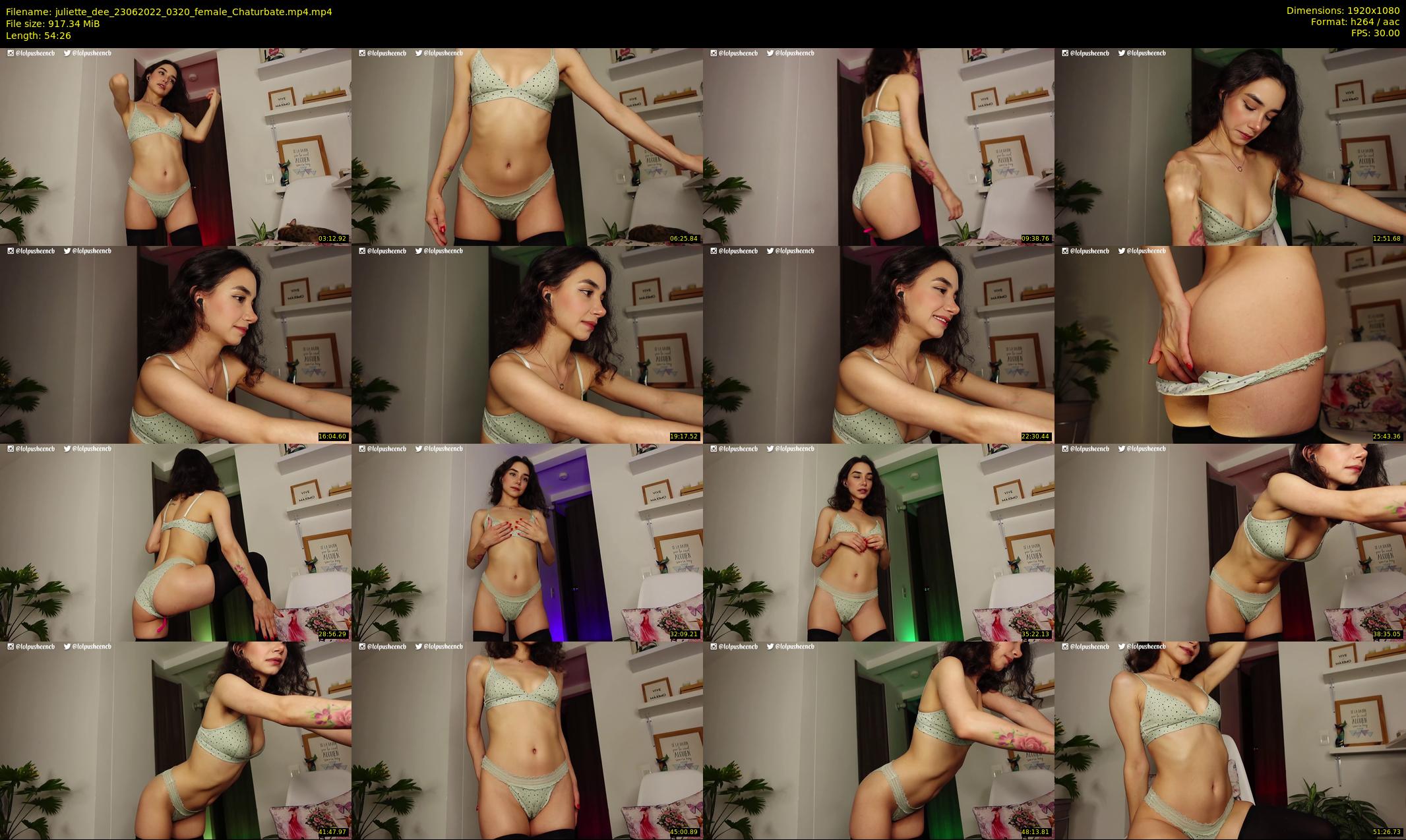 juliette_dee — 55 minute Chaturbate female cam show recording, 1080p, Jun 23, 2022