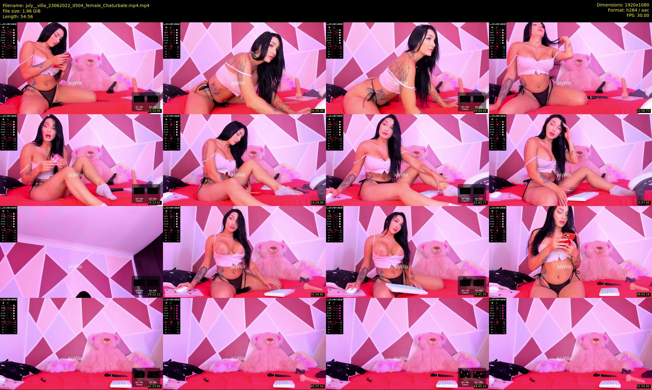 july__villa — 55 minute Chaturbate female cam show recording, 1080p, Jun 23, 2022