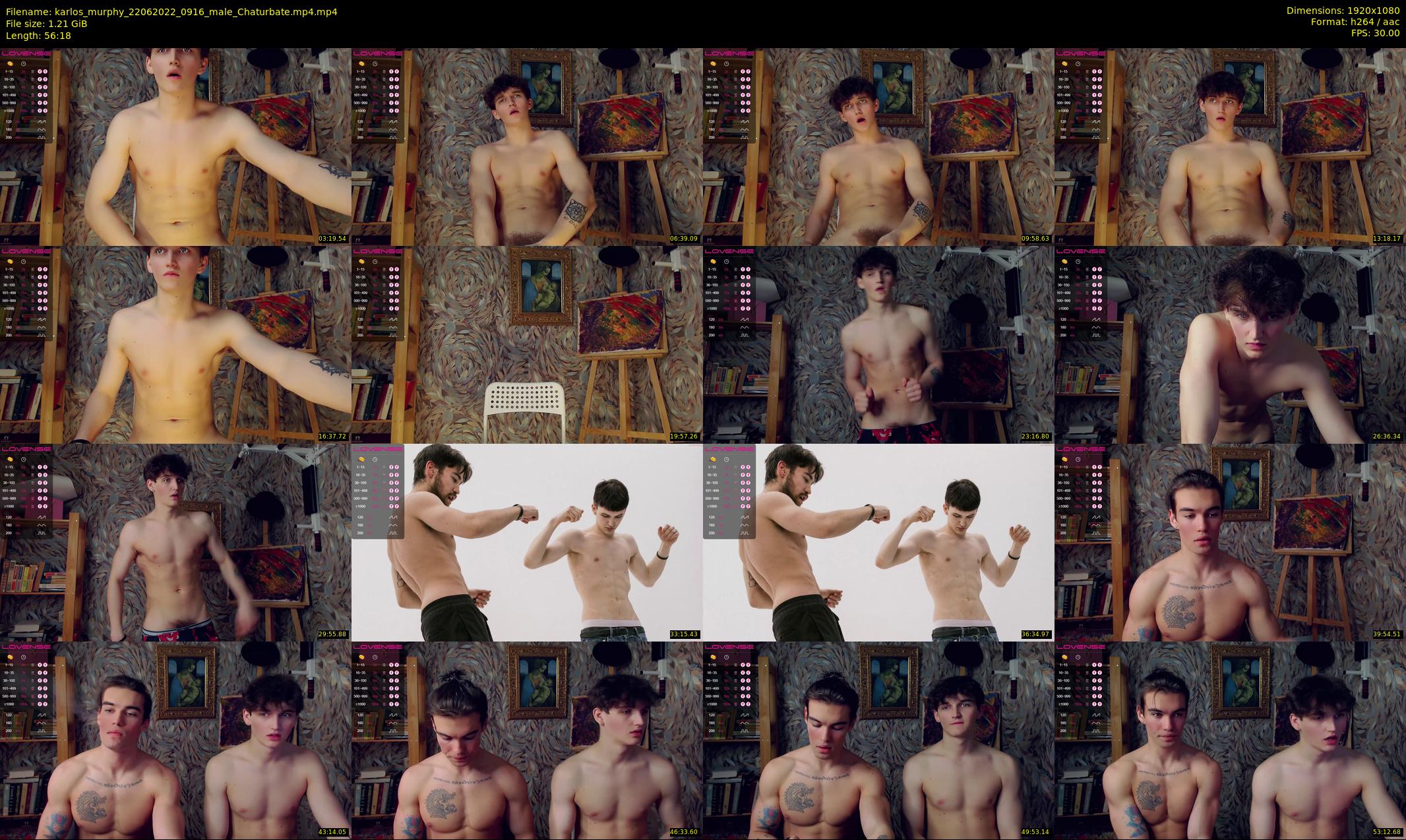 karlos_murphy — 57 minute Chaturbate male cam show recording, 1080p, Jun 22, 2022