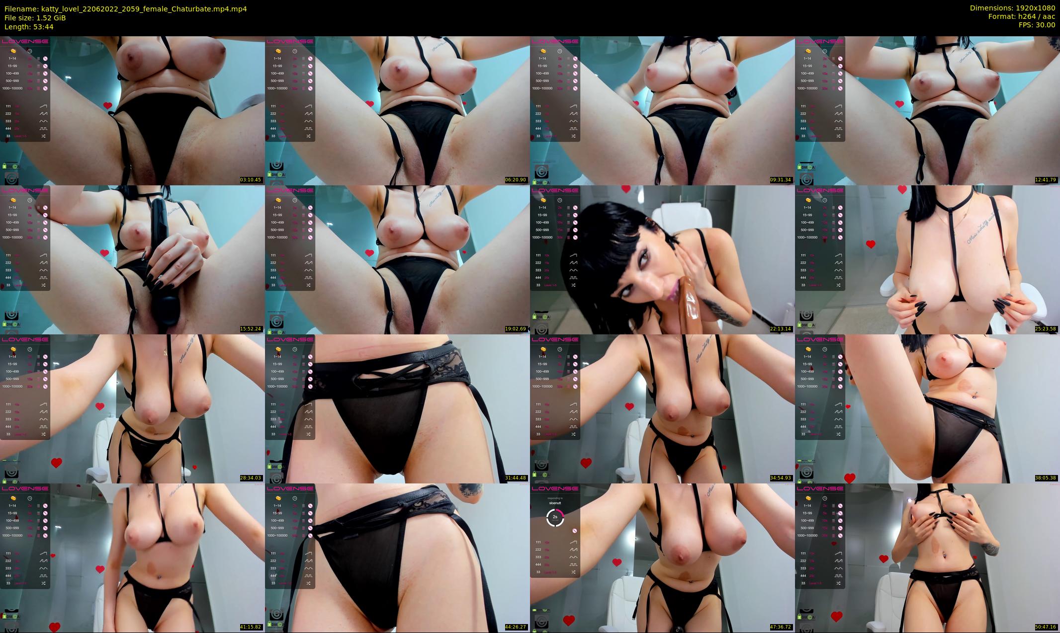 katty_lovel — 54 minute Chaturbate female cam show recording, 1080p, Jun 22, 2022