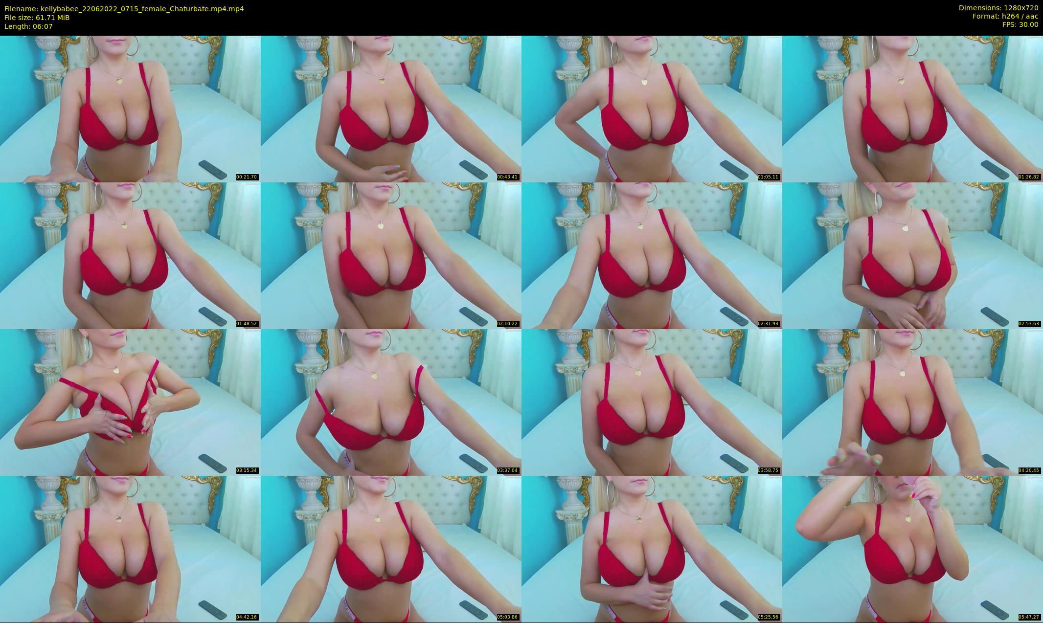 kellybabee — 7 minute Chaturbate female cam show recording, 720p, Jun 22, 2022