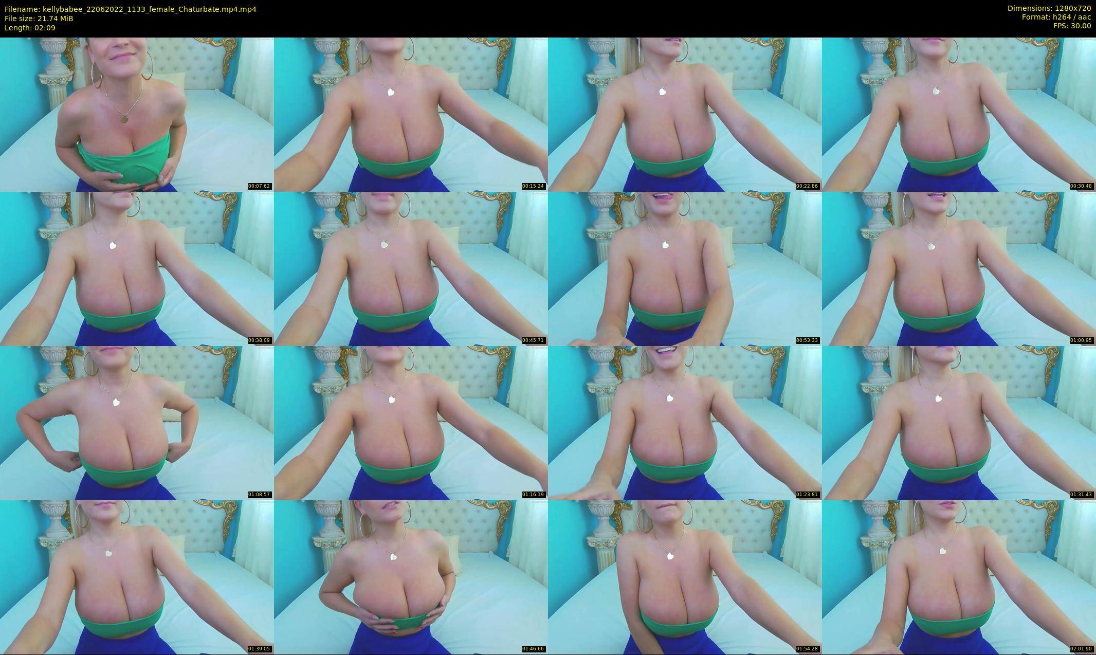 kellybabee — 3 minute Chaturbate female cam show recording, 720p, Jun 22, 2022