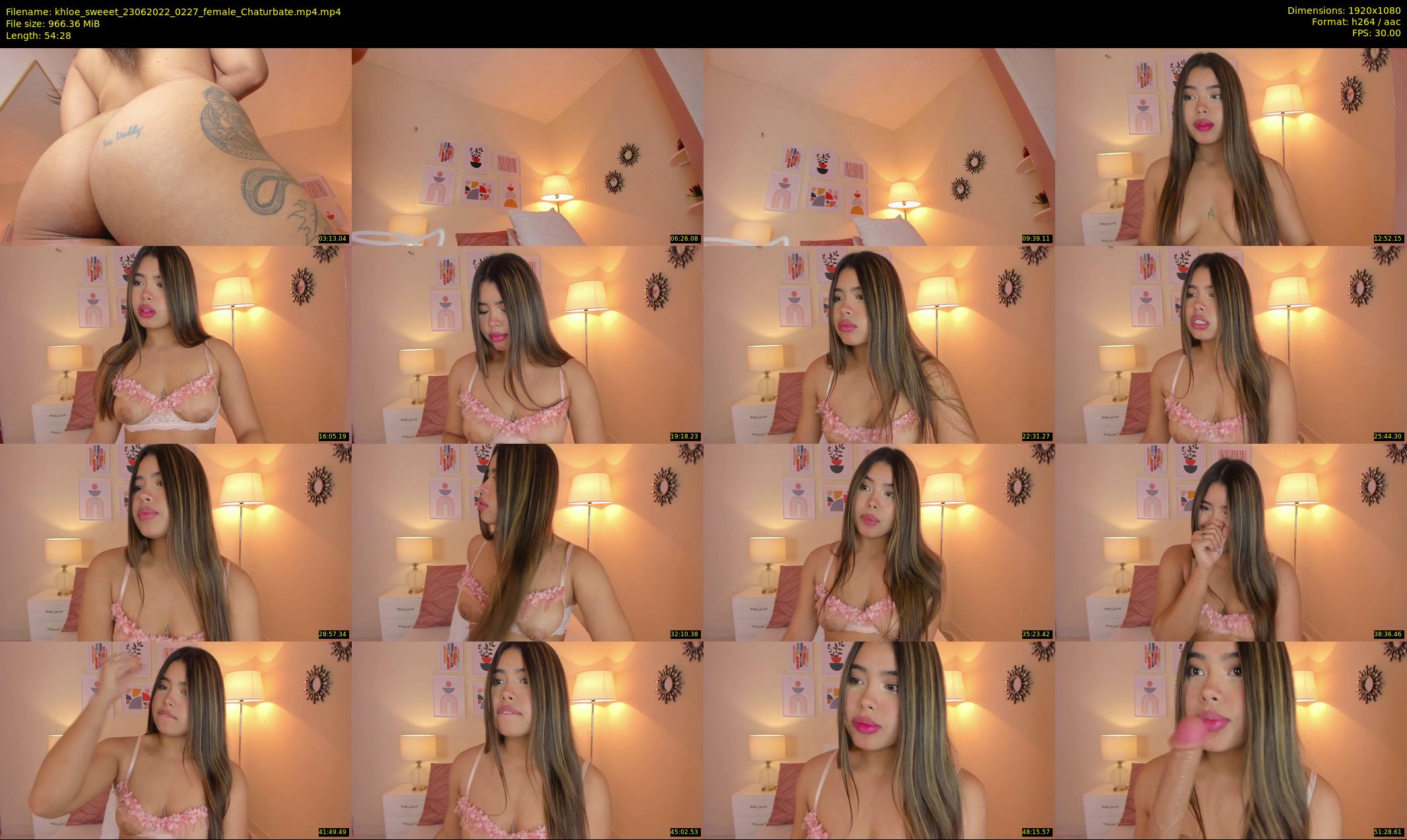 khloe_sweeet — 55 minute Chaturbate female cam show recording, 1080p, Jun 23, 2022