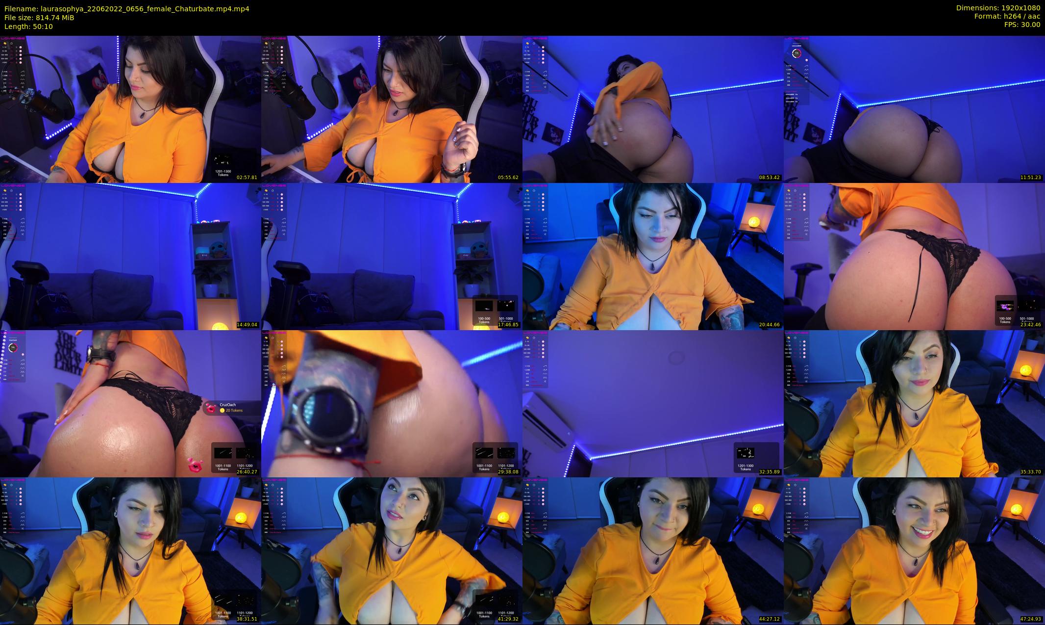 laurasophya — 51 minute Chaturbate female cam show recording, 1080p, Jun 22, 2022