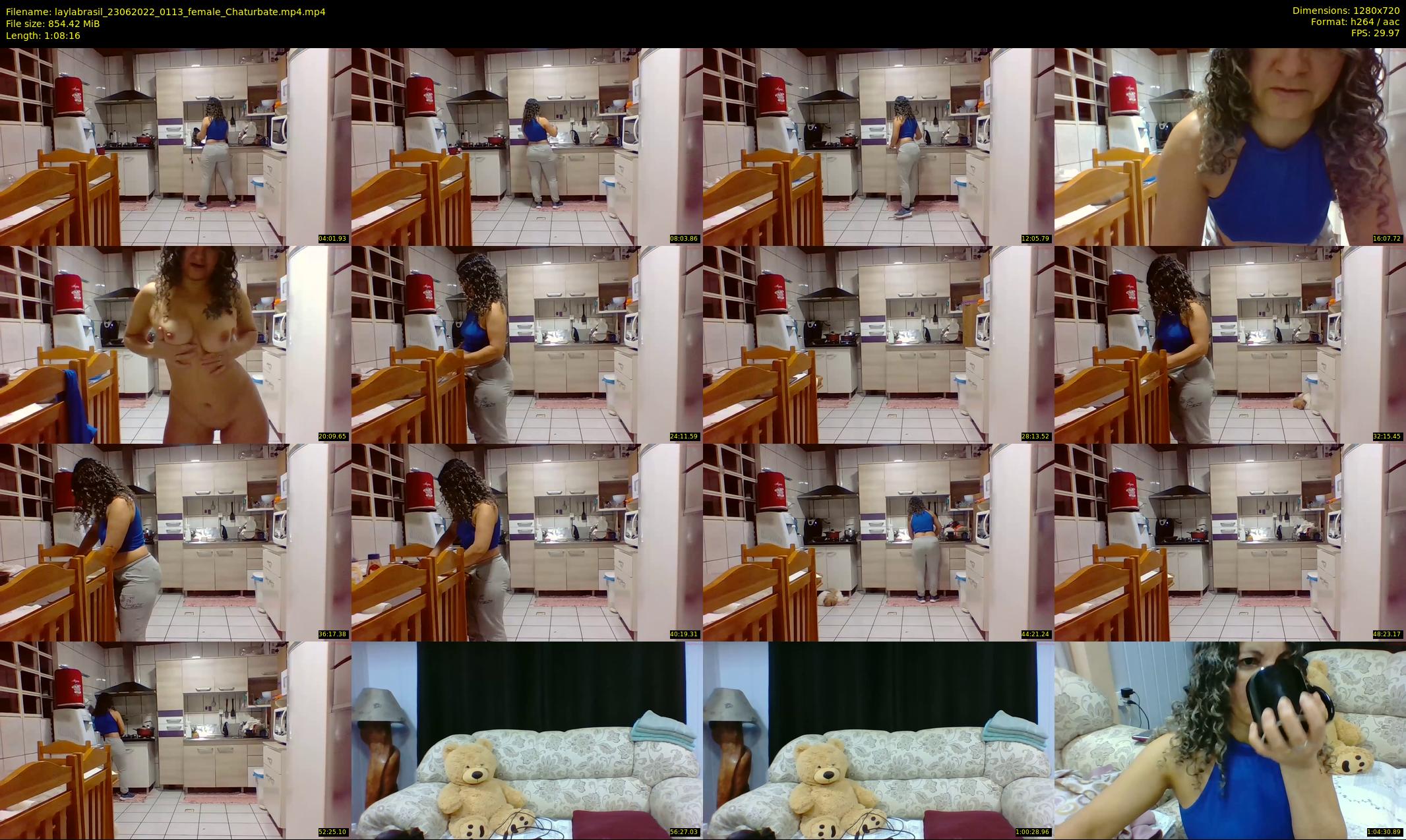 laylabrasil — 69 minute Chaturbate female cam show recording, 720p, Jun 23, 2022