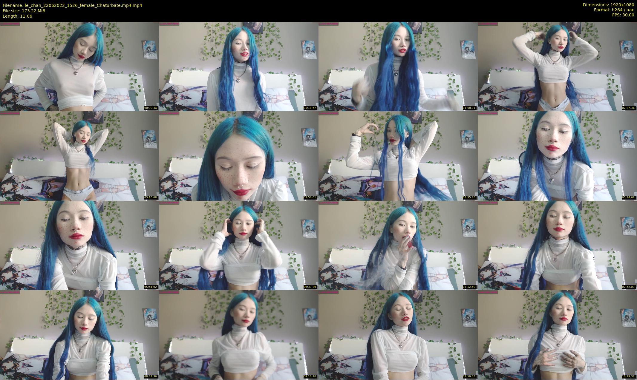 le_chan — 12 minute Chaturbate female cam show recording, 1080p, Jun 22, 2022