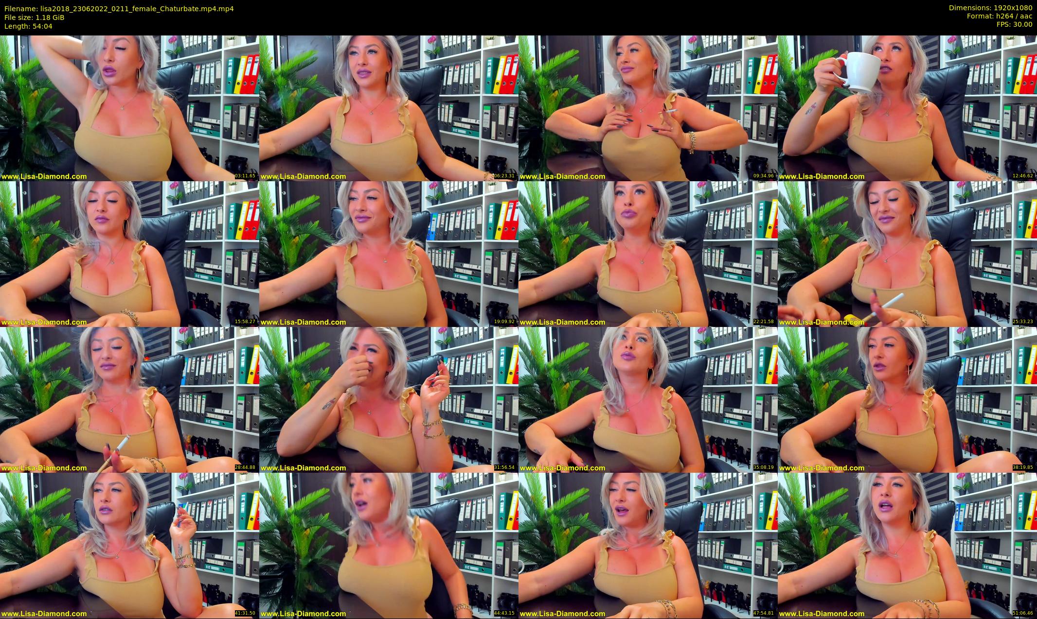 lisa2018 — 55 minute Chaturbate female cam show recording, 1080p, Jun 23, 2022