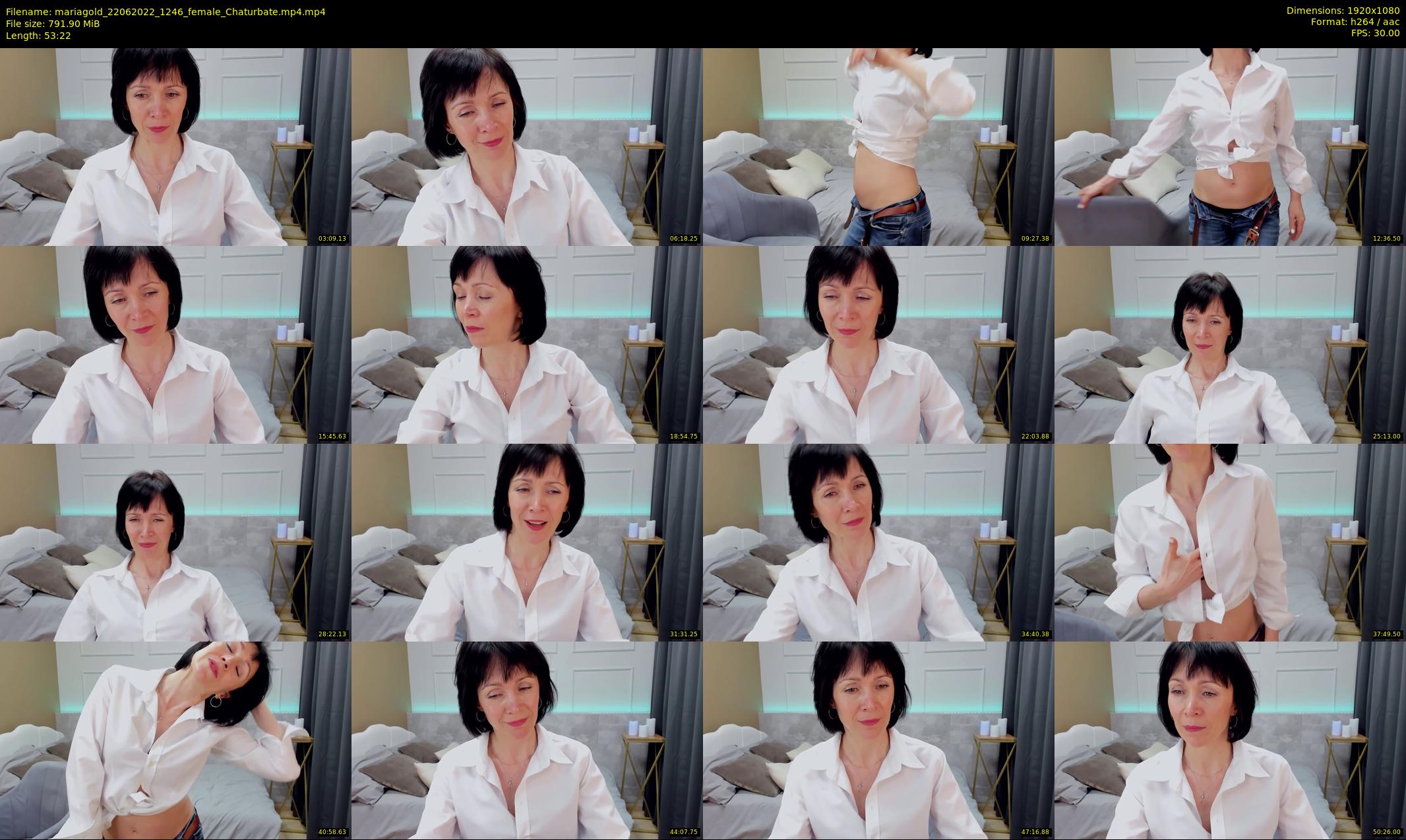 mariagold — 54 minute Chaturbate female cam show recording, 1080p, Jun 22, 2022