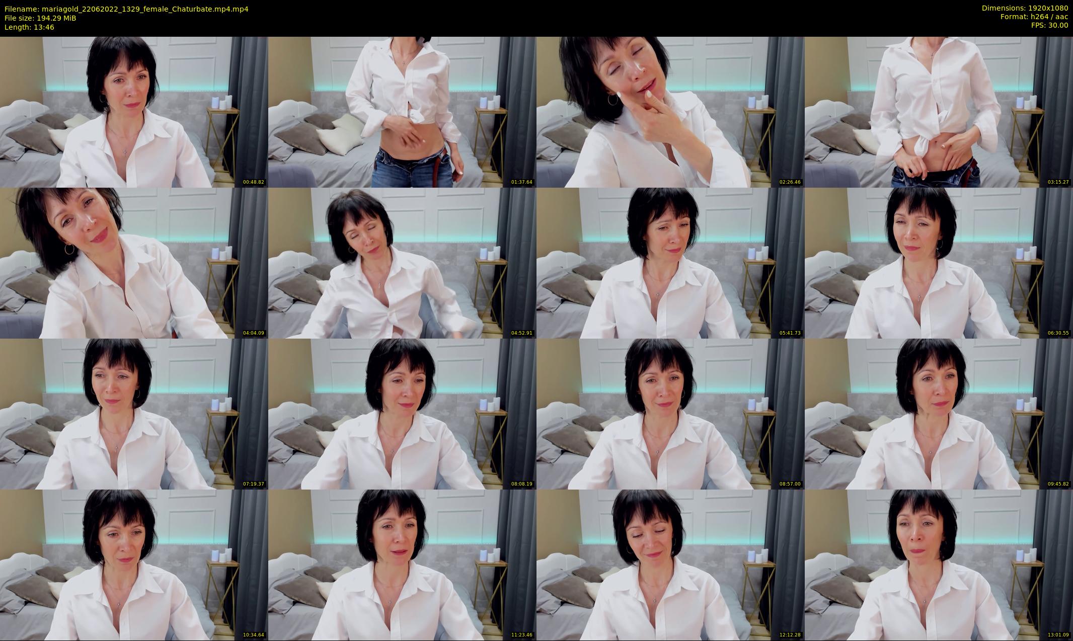 mariagold — 14 minute Chaturbate female cam show recording, 1080p, Jun 22, 2022