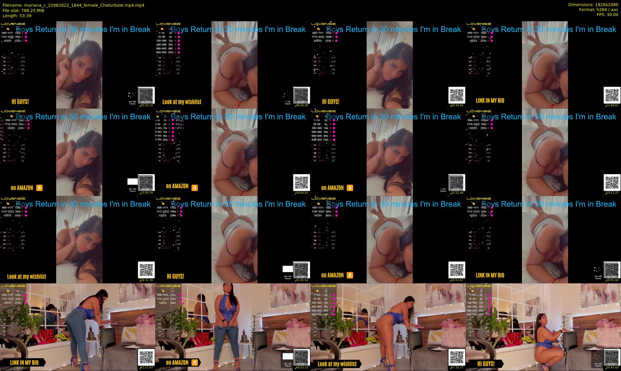 mariana_c — 54 minute Chaturbate female cam show recording, 1080p, Jun 22, 2022
