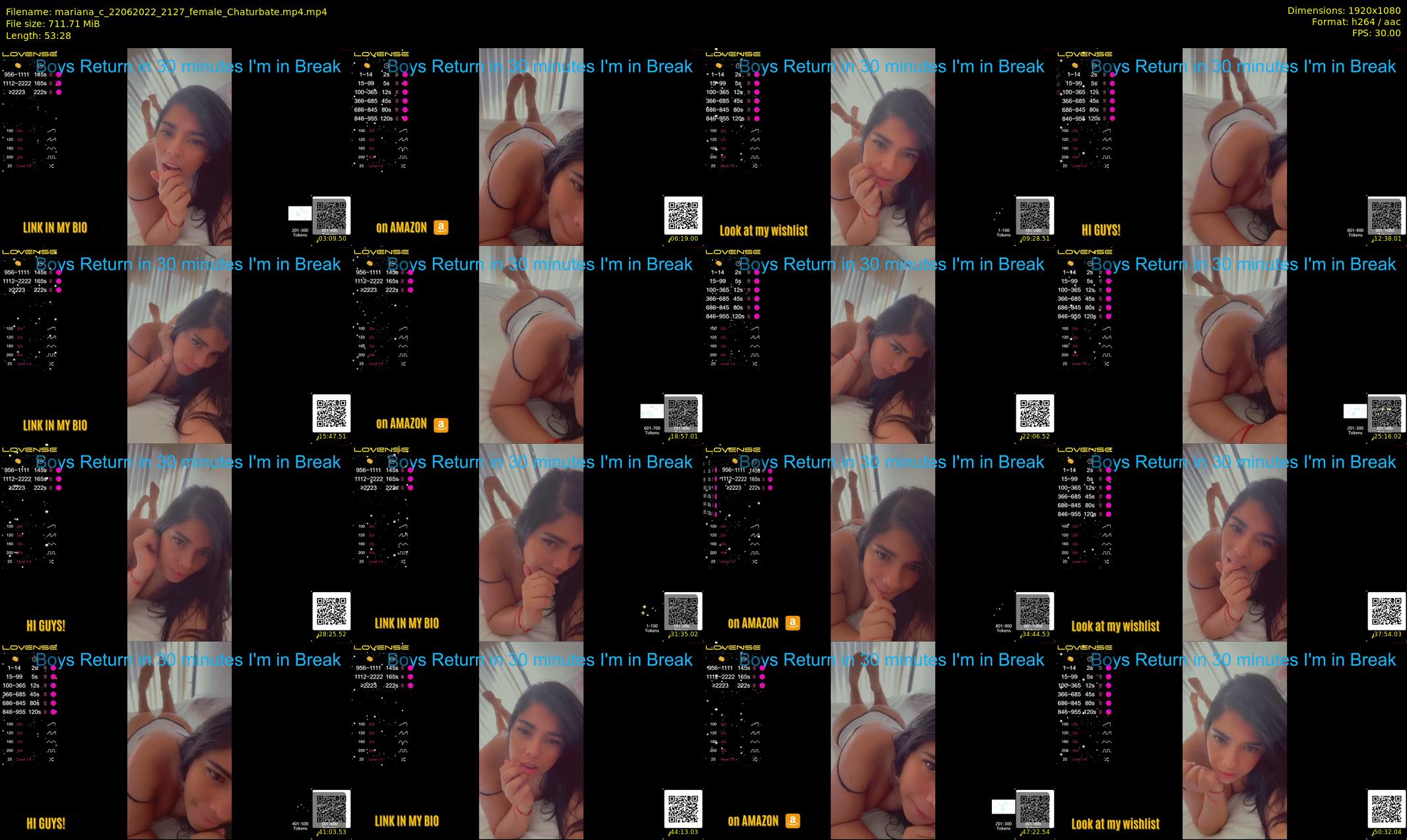 mariana_c — 54 minute Chaturbate female cam show recording, 1080p, Jun 22, 2022