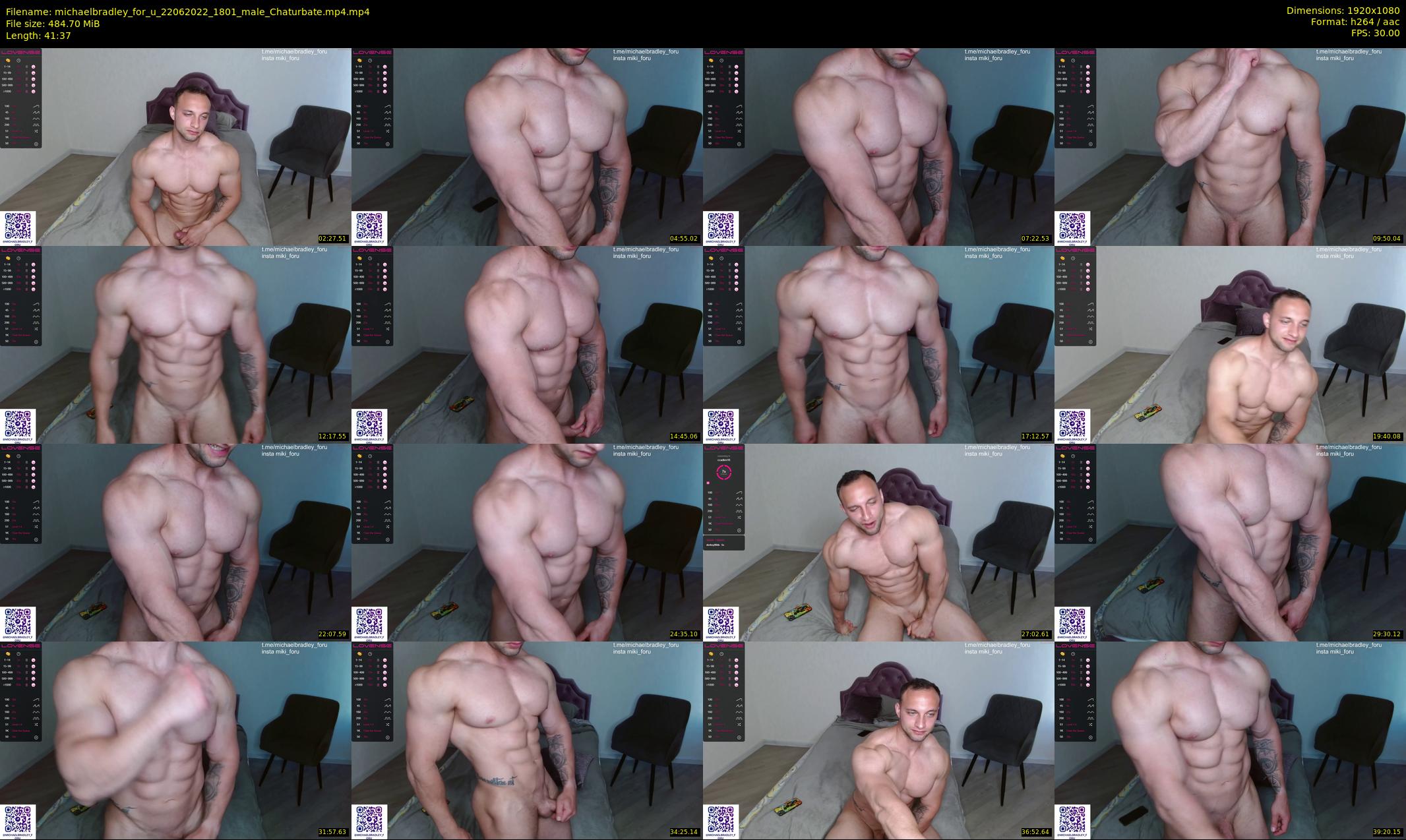 michaelbradley_for_u — 42 minute Chaturbate male cam show recording, 1080p, Jun 22, 2022