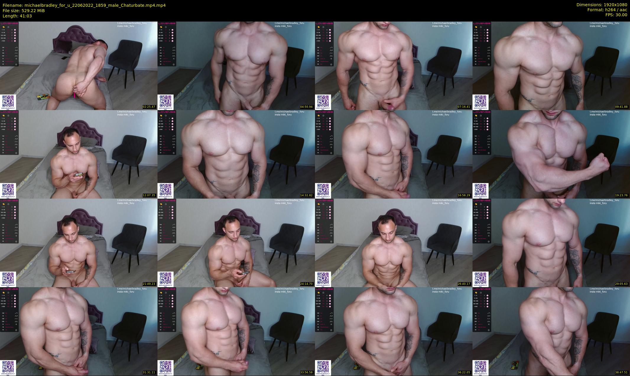 michaelbradley_for_u — 42 minute Chaturbate male cam show recording, 1080p, Jun 22, 2022