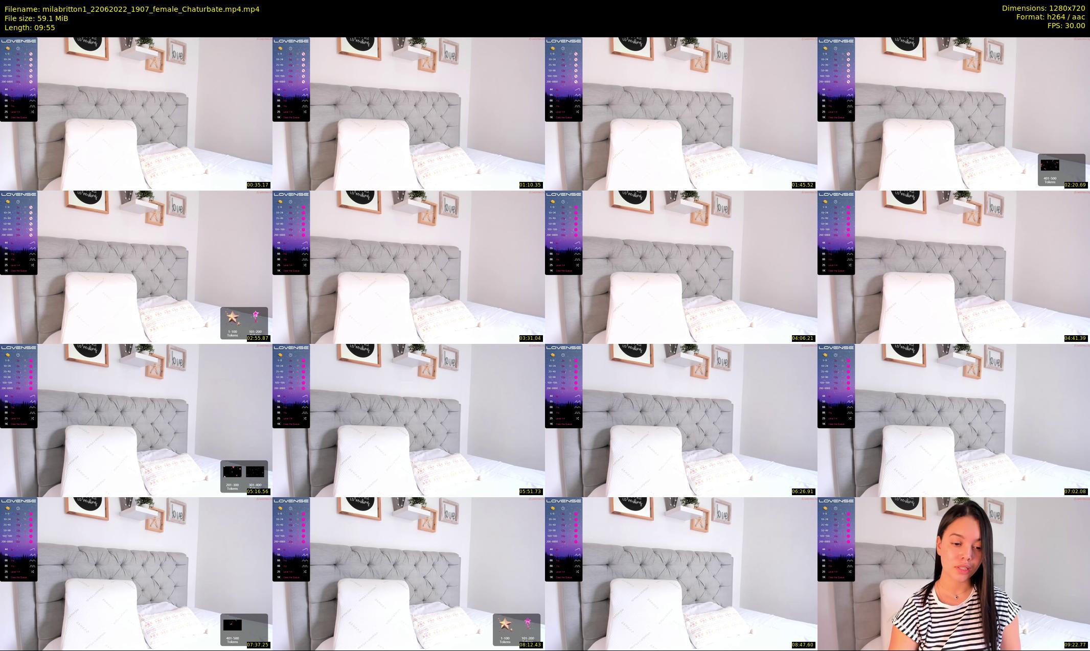 milabritton1 — 10 minute Chaturbate female cam show recording, 720p, Jun 22, 2022