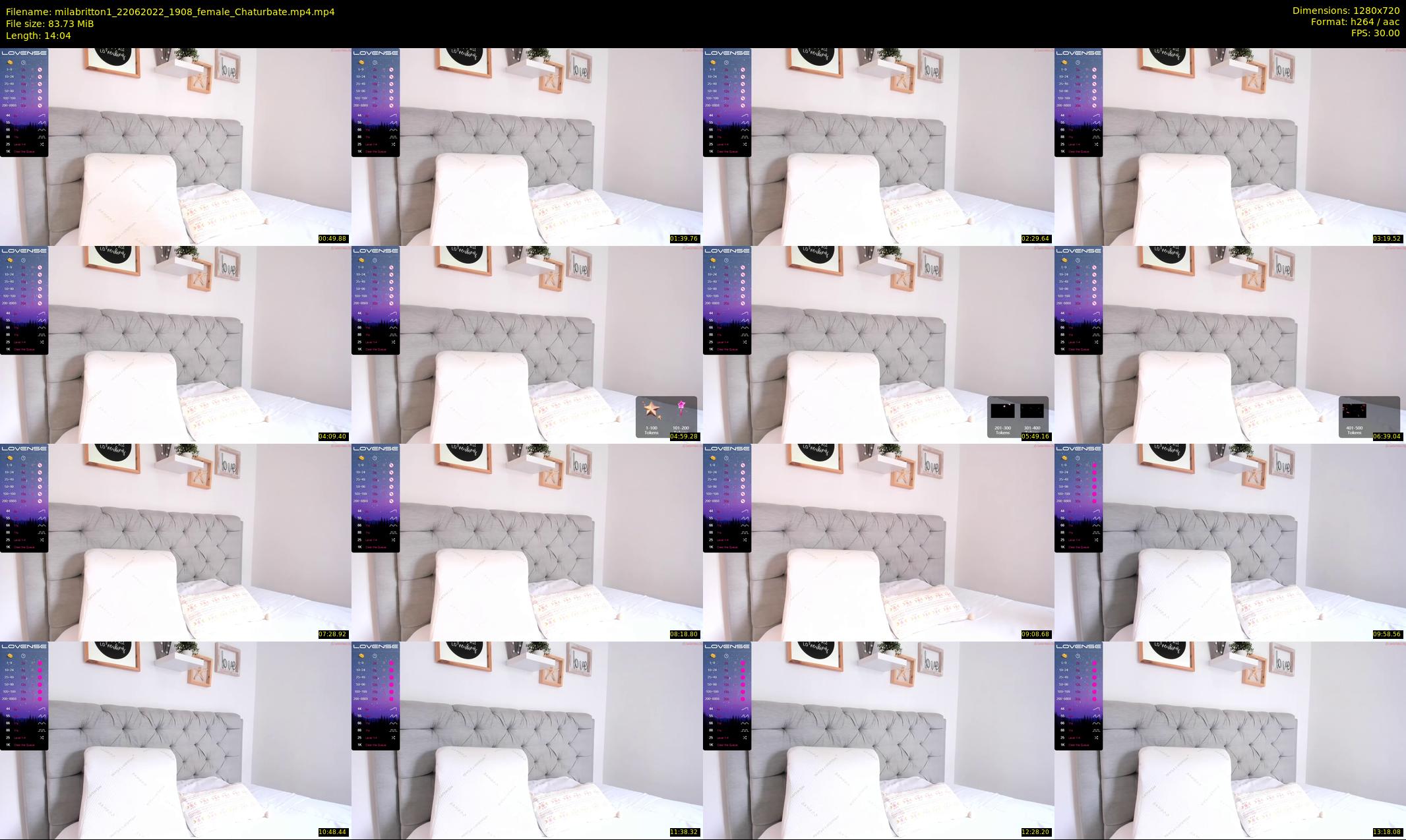 milabritton1 — 15 minute Chaturbate female cam show recording, 720p, Jun 22, 2022
