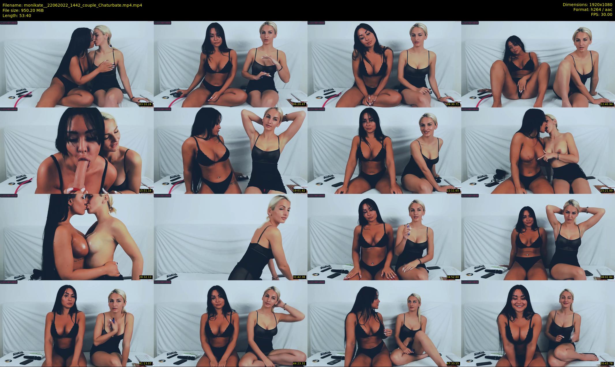 monikate_ — 54 minute Chaturbate couple cam show recording, 1080p, Jun 22, 2022
