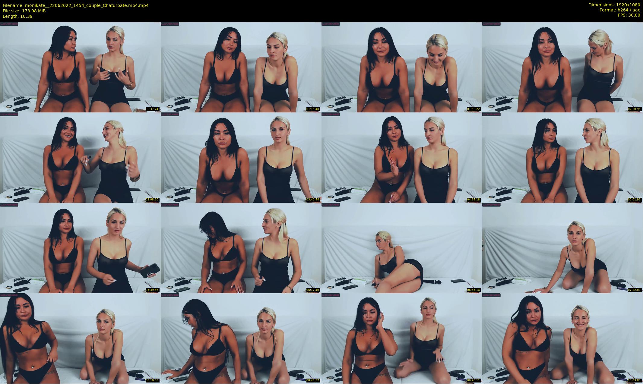 monikate_ — 11 minute Chaturbate couple cam show recording, 1080p, Jun 22, 2022