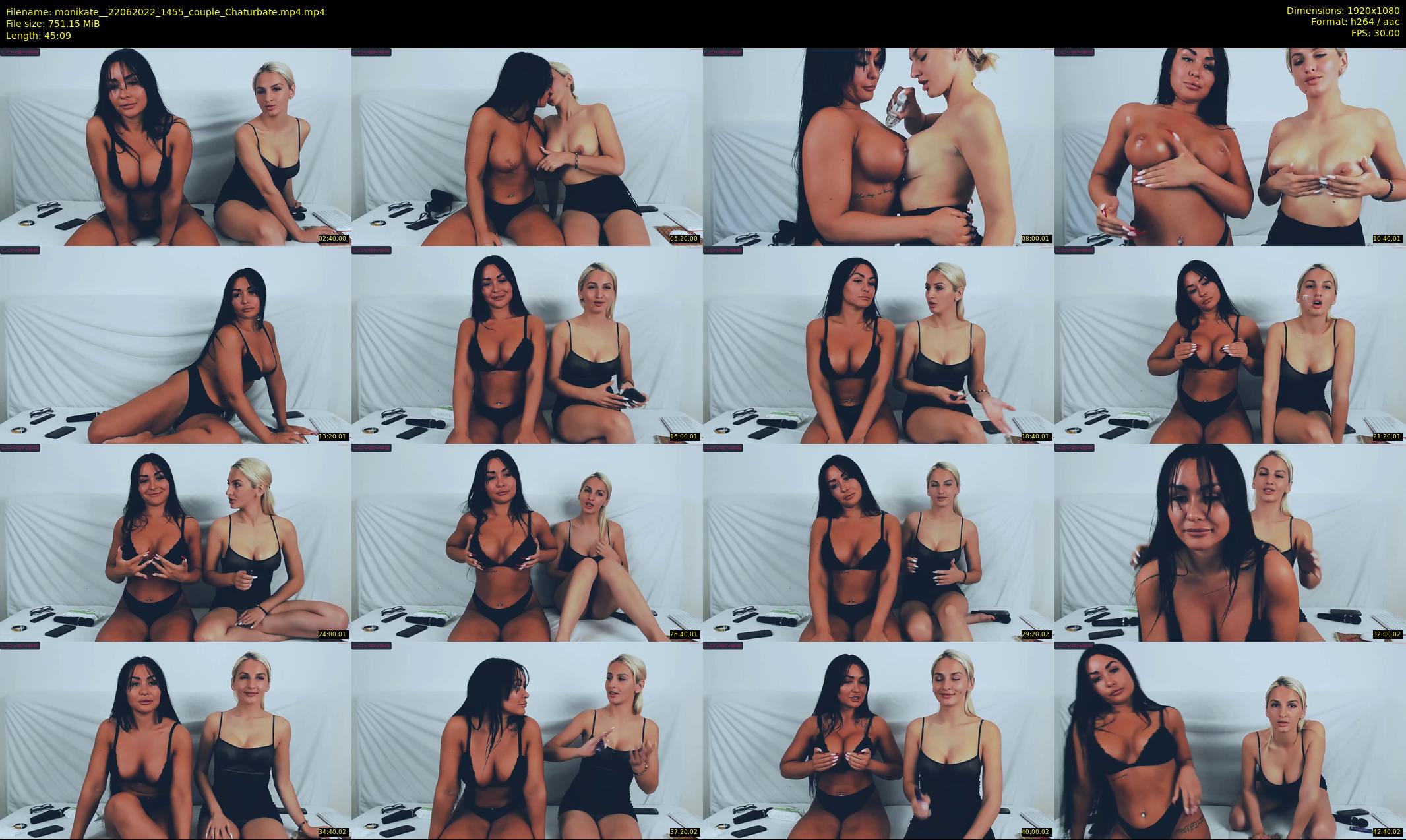 monikate_ — 46 minute Chaturbate couple cam show recording, 1080p, Jun 22, 2022