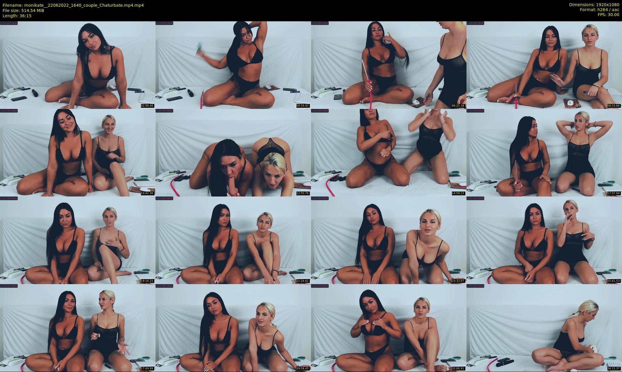 monikate_ — 37 minute Chaturbate couple cam show recording, 1080p, Jun 22, 2022