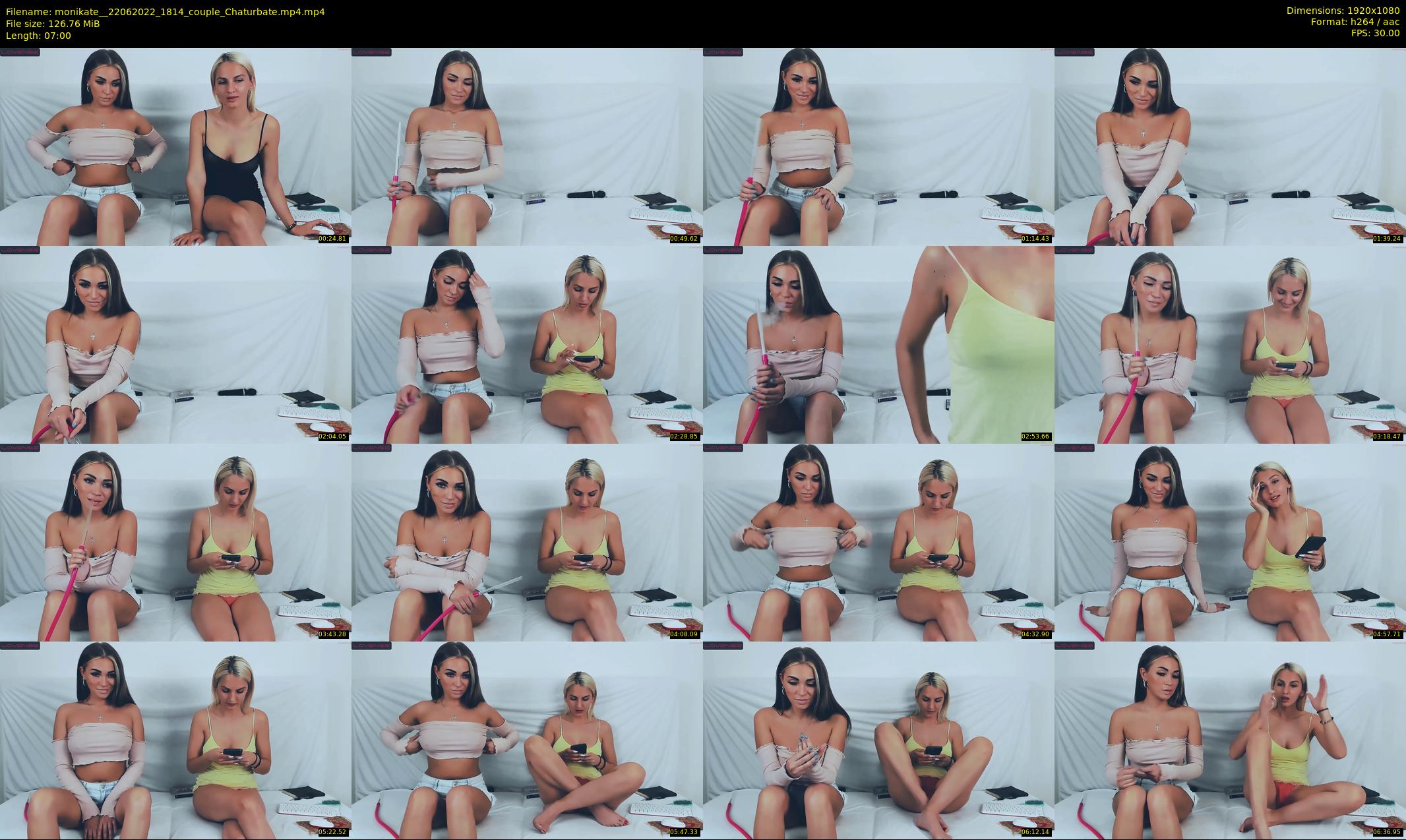 monikate_ — 7 minute Chaturbate couple cam show recording, 1080p, Jun 22, 2022