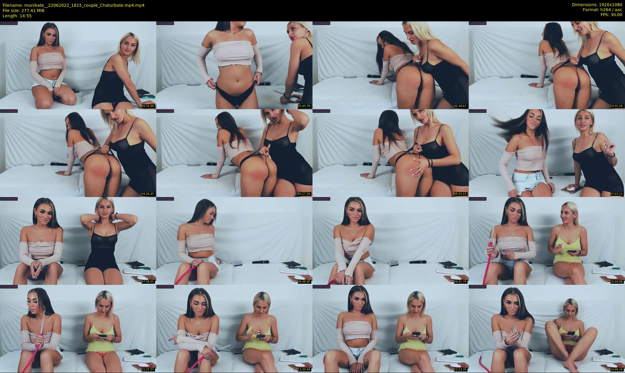 monikate_ — 15 minute Chaturbate couple cam show recording, 1080p, Jun 22, 2022