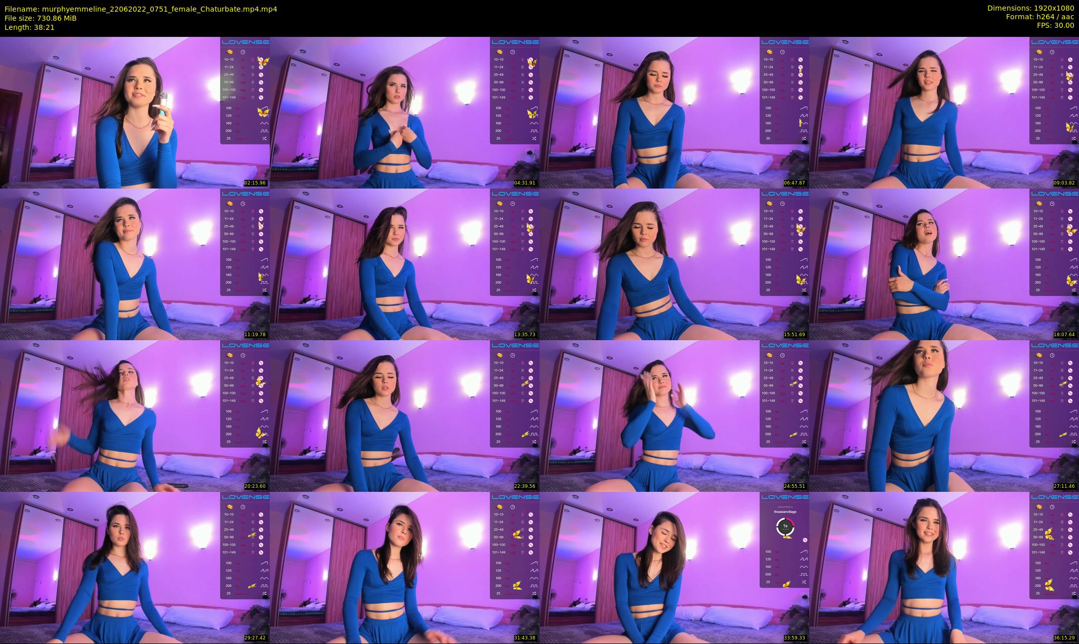 murphyemmeline — 39 minute Chaturbate female cam show recording, 1080p, Jun 22, 2022