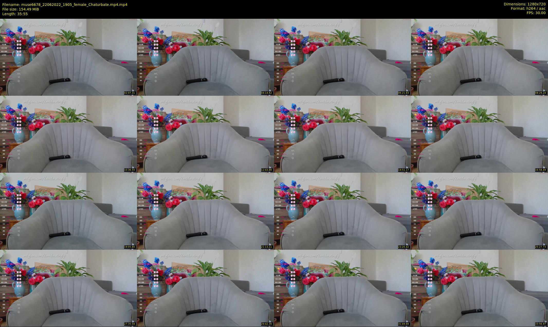 muse6678 — 36 minute Chaturbate female cam show recording, 720p, Jun 22, 2022