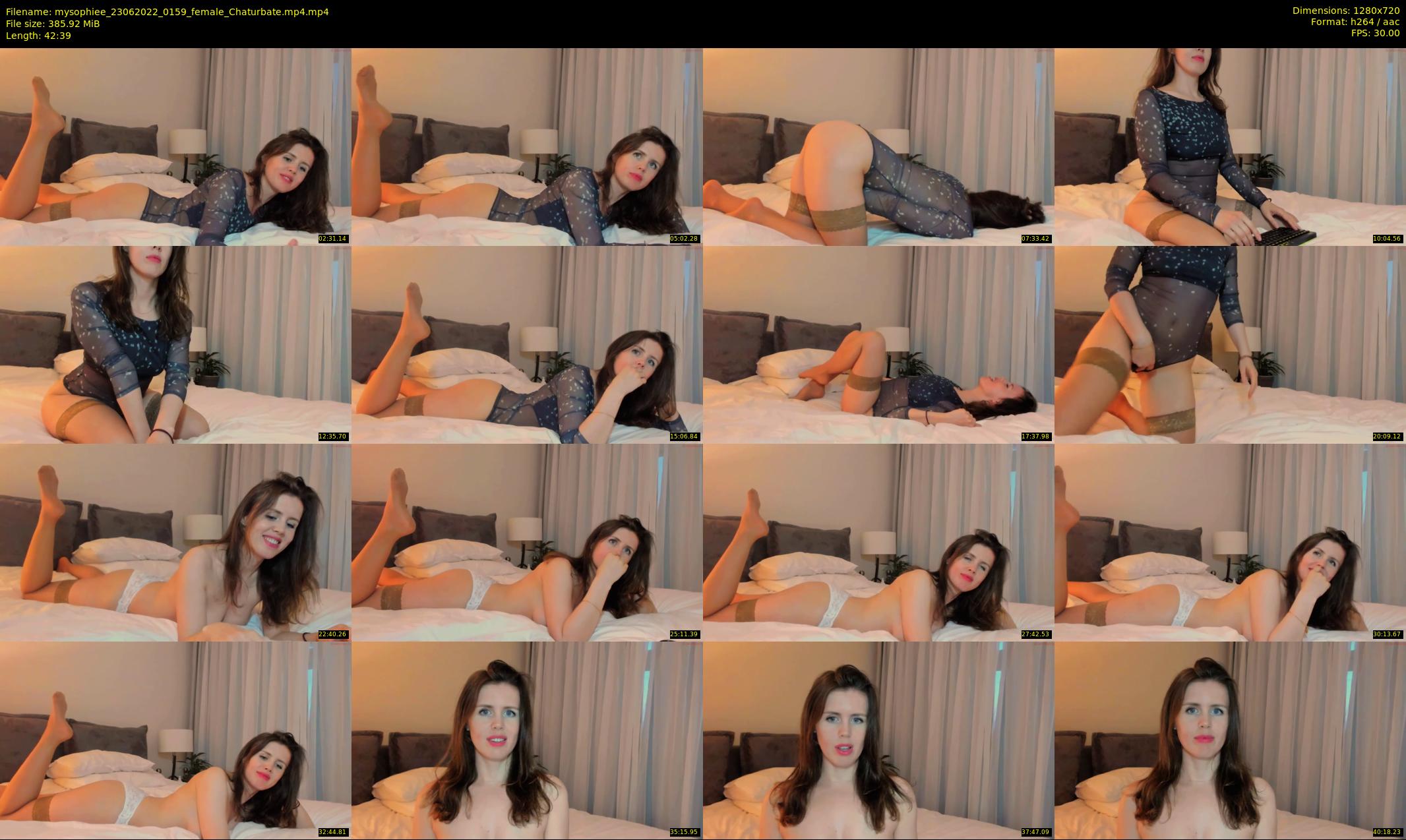 mysophiee — 43 minute Chaturbate female cam show recording, 720p, Jun 23, 2022