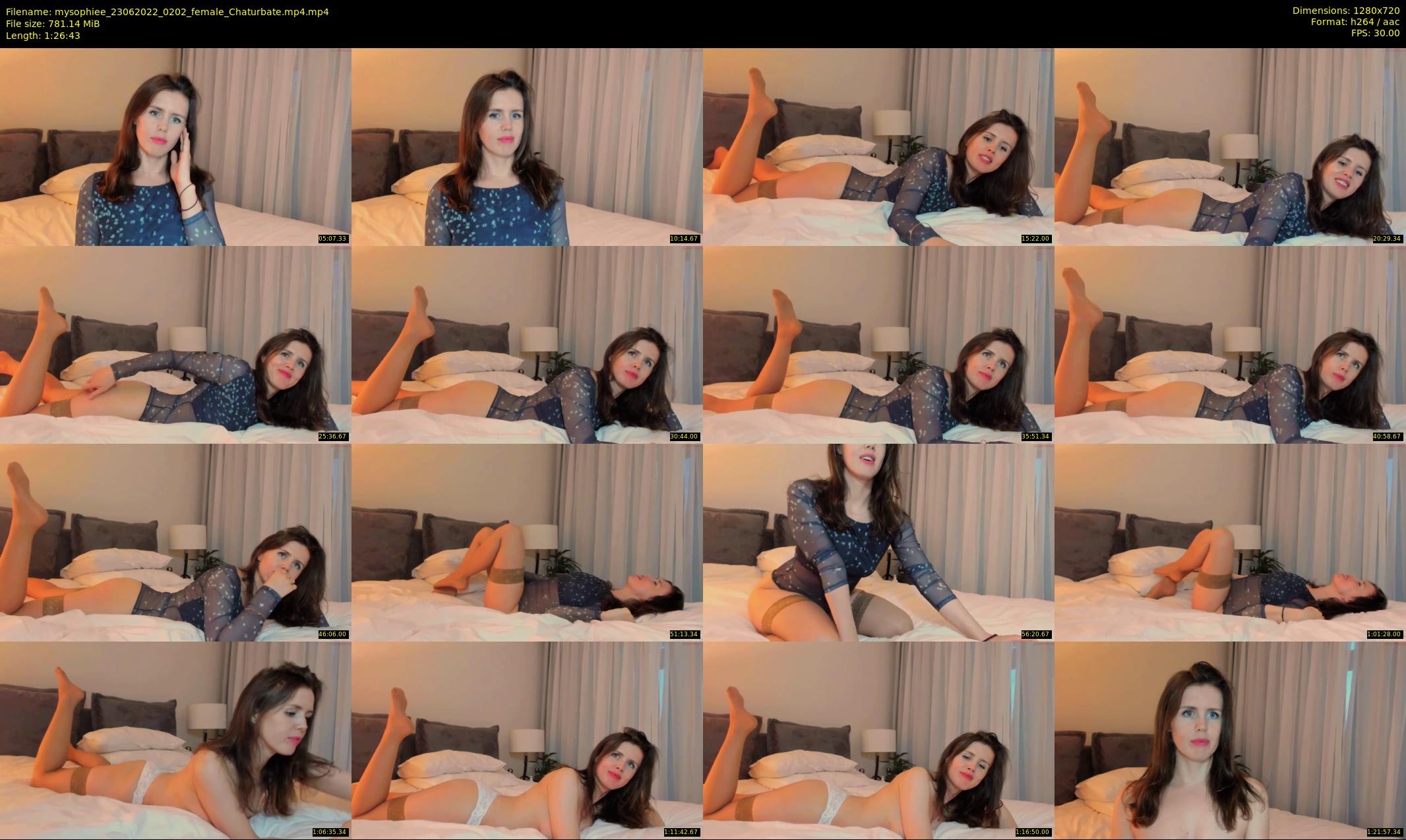 mysophiee — 87 minute Chaturbate female cam show recording, 720p, Jun 23, 2022