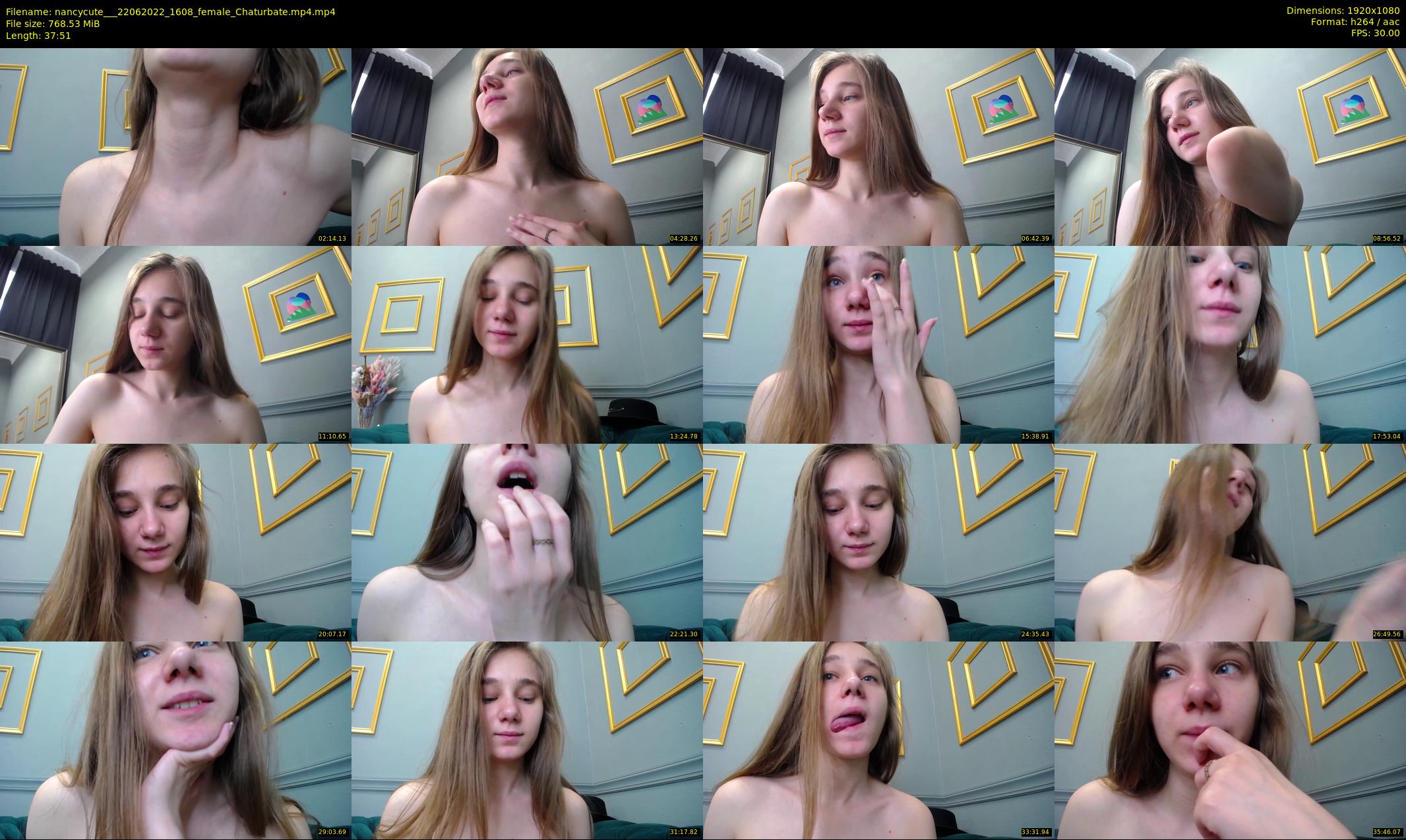 nancycute__ — 38 minute Chaturbate female cam show recording, 1080p, Jun 22, 2022